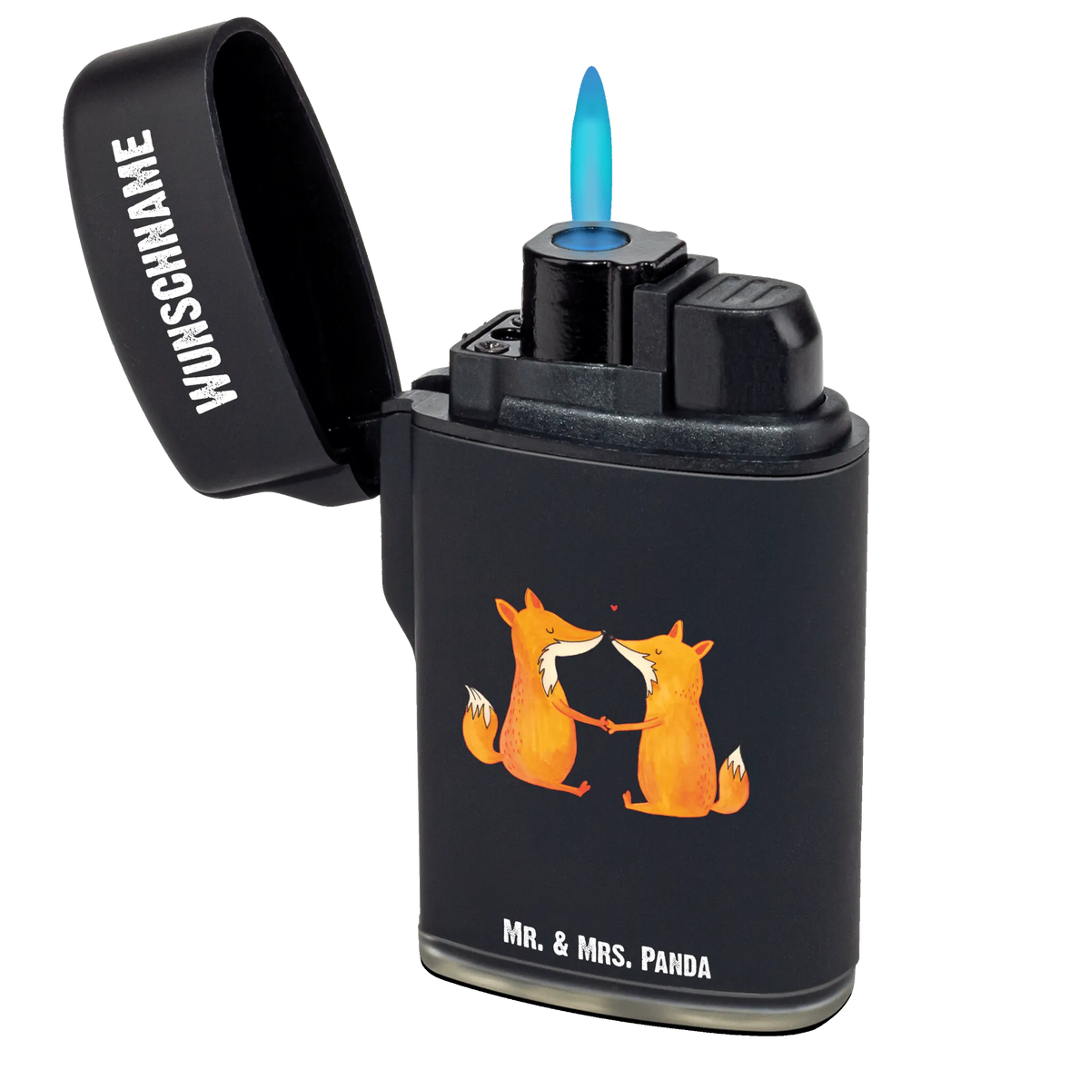 Personalised lighter foxes Love Personalisiertes Feuerzeug, Individuelles Feuerzeug, Feuerzeug Personalisiert, Feuerzeug mit Name, Personalisierbares Feuerzeug, Gasfeuerzeug personalisiert, Fuchs, Ehefrau, Liebesbeweis, Ehemann, Freundin, Füchse, Verlobte, Liebe, Freund, Partner, Paar, Fox, Liebespaar, Ehe