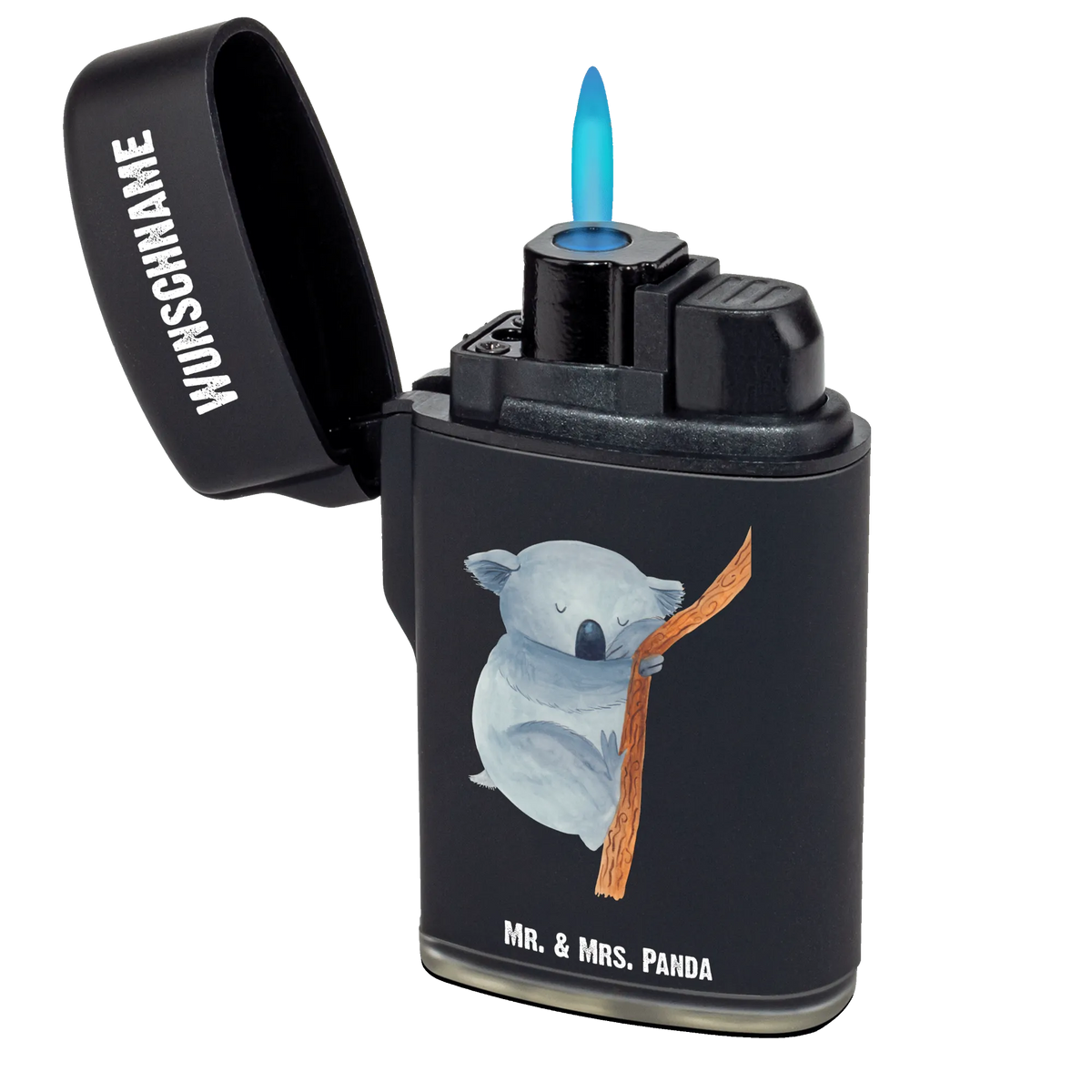 Personalisiertes Feuerzeug Koalabär Personalisierbares Feuerzeug, Feuerzeug mit Name, Feuerzeug Personalisiert, Gasfeuerzeug personalisiert, Personalisiertes Feuerzeug, Individuelles Feuerzeug, Lustige Sprüche, Tiere, Tiermotive, Gute Laune, Bär, Traum, schlafen, Koalabär, Koala, Traumland, Schlafzimmer, Träumen