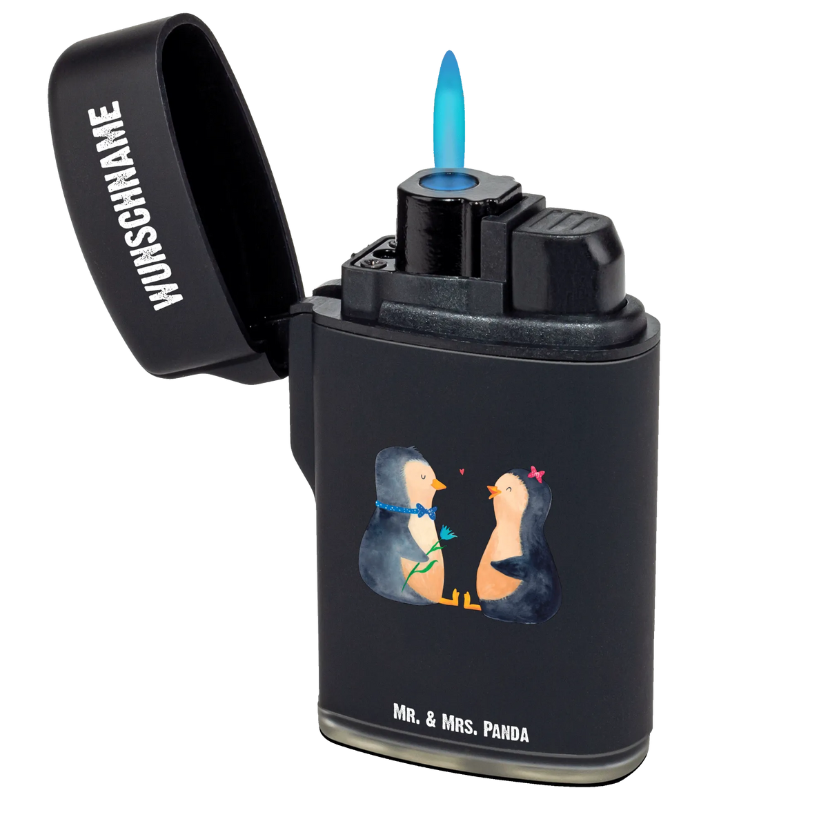 Personalisiertes Feuerzeug Pinguin Pärchen Feuerzeug mit Name, Individuelles Feuerzeug, Feuerzeug Personalisiert, Gasfeuerzeug personalisiert, Personalisiertes Feuerzeug, Personalisierbares Feuerzeug, Pinguin, Große Liebe, Hochzeit, Liebespaar, Hochzeitsgeschenk, Jahrestag, Pinguine, Verlobung, Liebesgeschenk, Traumpaar, Liebesbeweis, Liebe, Hochzeitstag