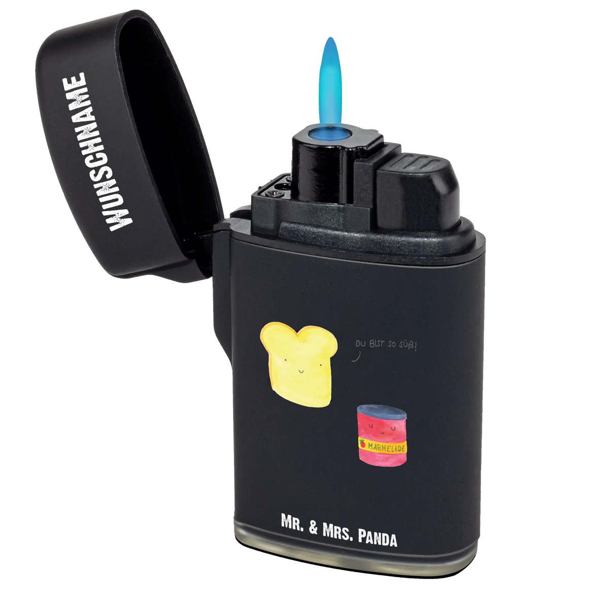Personalisiertes Feuerzeug Toast Marmelade Personalisiertes Feuerzeug, Gasfeuerzeug personalisiert, Feuerzeug mit Name, Feuerzeug Personalisiert, Individuelles Feuerzeug, Personalisierbares Feuerzeug, Lustige Sprüche, Tiere, Tiermotive, Gute Laune, Marmelade, Brot, Dreamteam, Süß, Küche Spruch, Küche Deko, Toast, Frühstück Einladung, Toastbrot, Süße Postkarte