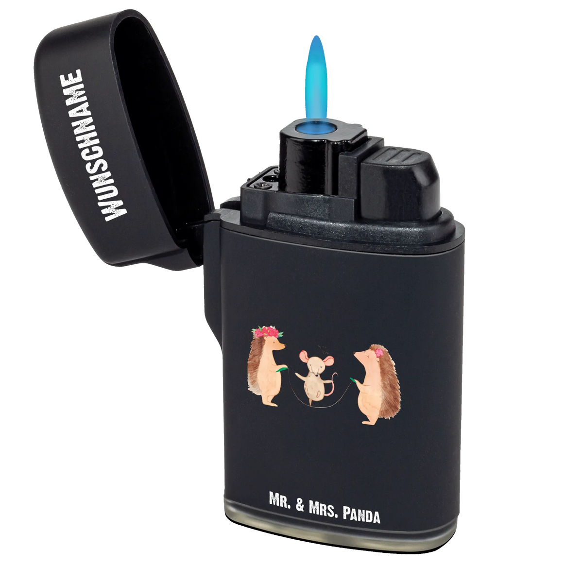 Personalisiertes Feuerzeug Igel Seilhüpfen Personalisiertes Feuerzeug, Feuerzeug mit Name, Feuerzeug Personalisiert, Personalisierbares Feuerzeug, Gasfeuerzeug personalisiert, Individuelles Feuerzeug, Lustige Sprüche, Tiere, Tiermotive, Gute Laune, Seilhüpfen, Kinder, Kindergarten, Maus, Seilspringen, Igel
