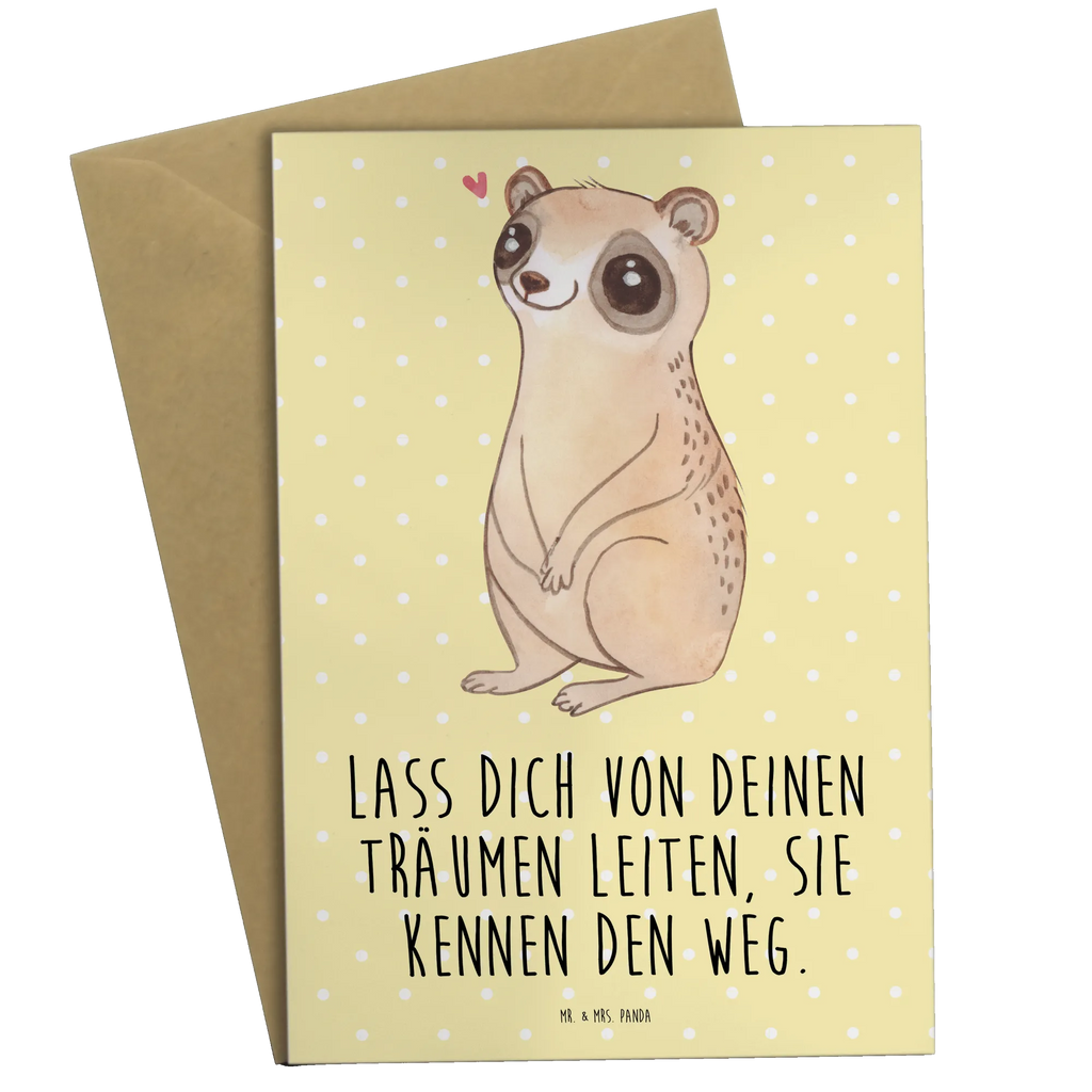 Greetings card Slow loris Happy dankeskarten, Glückwunschkarte, weihnachtskarten, genesungskarte, hochzeitskarten, neujahrskarte, Grußkarten, Beileidskarte, glückwunschkarten, firmungskarte, abiturkarte, Klappkarte, babykarte, jubiläumskarte, spruchkarte, osterkarten, Grußkarte, Motivkarte, kommunionskarte, valentinstagskarte, osterkarte, einladungskarten, vatertagskarte, Tiere, Tiermotive, Gute Laune, Lustige Sprüche, Niedlich, Glück, Plumplori