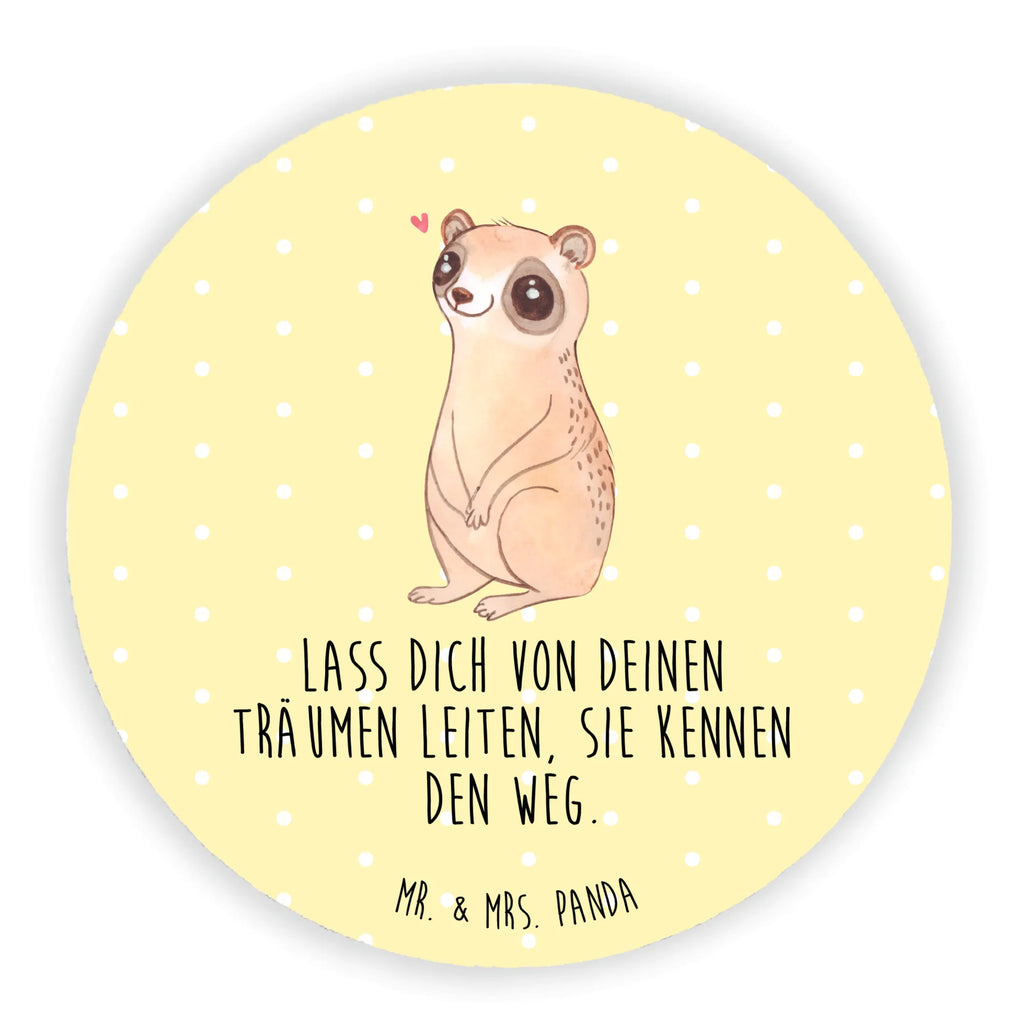 Round magnet Slow loris Happy Kühlschrankmagnet, kühlschrankmagnete, rundmagnet, magnete, Tiere, Tiermotive, Gute Laune, Lustige Sprüche, Niedlich, Glück, Plumplori