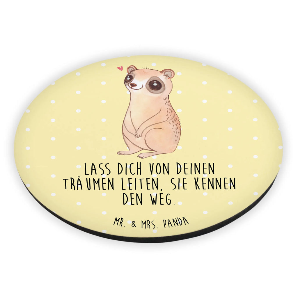 Round magnet Slow loris Happy Kühlschrankmagnet, kühlschrankmagnete, rundmagnet, magnete, Tiere, Tiermotive, Gute Laune, Lustige Sprüche, Niedlich, Glück, Plumplori