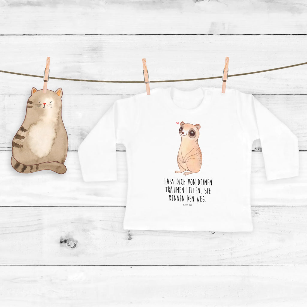 Baby long-sleeve Slow loris Happy Baby Shower, Langarm, Bio, Kleidung, Lustige Sprüche, Tiere, Tiermotive, Gute Laune, Glück, Niedlich, Plumplori