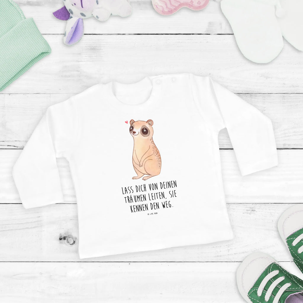 Baby long-sleeve Slow loris Happy Baby Shower, Langarm, Bio, Kleidung, Lustige Sprüche, Tiere, Tiermotive, Gute Laune, Glück, Niedlich, Plumplori