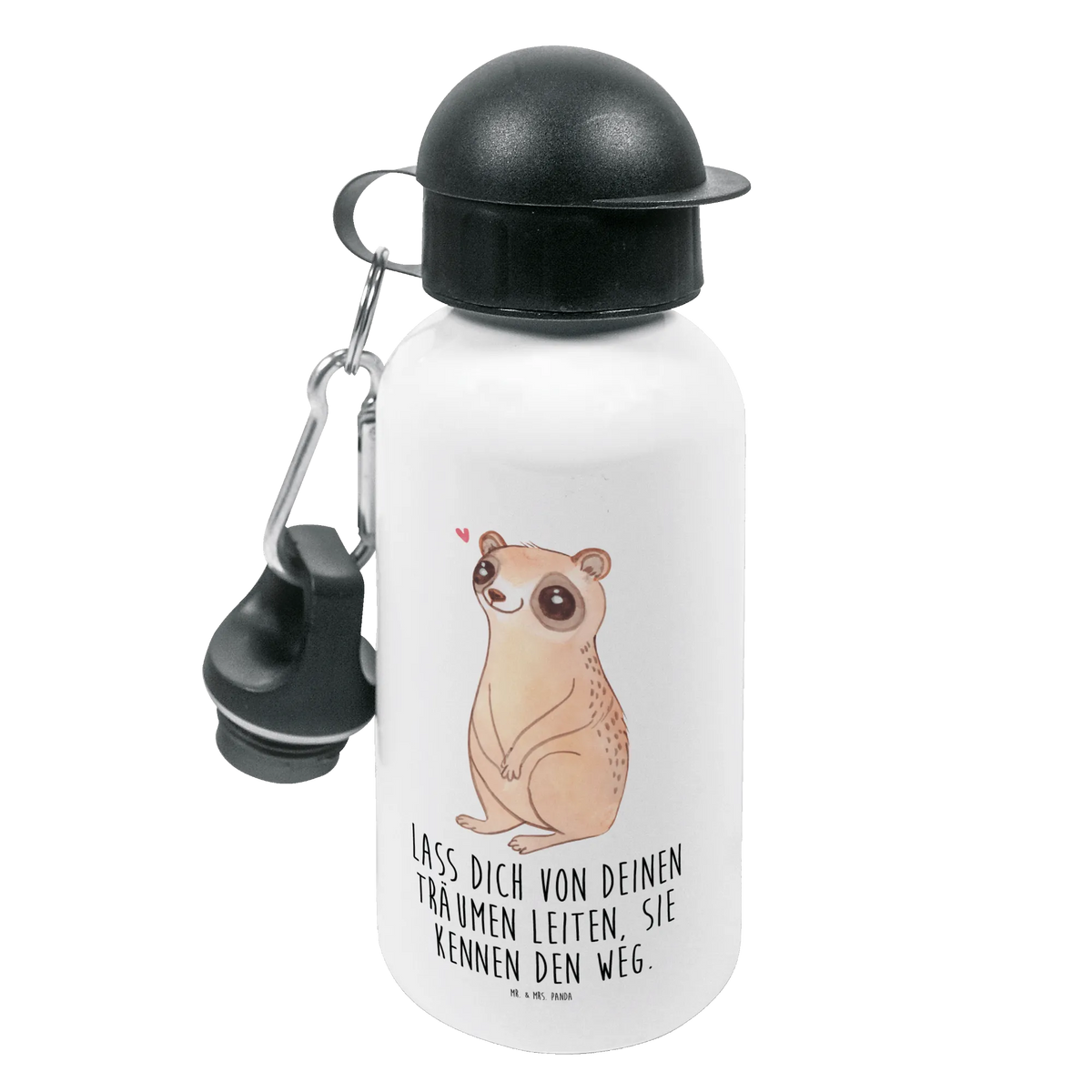 Kids drinks bottle Slow loris Happy Kids, Children, Drinking bottle, Children's bottle, Bottle, Primary school, Kindergarten bottle, small animals, cute, funny, cute animal motives, hand drawn, small world, funny sayings, good mood, happy, gifts, gift ideas, special gifts, animal lover, card