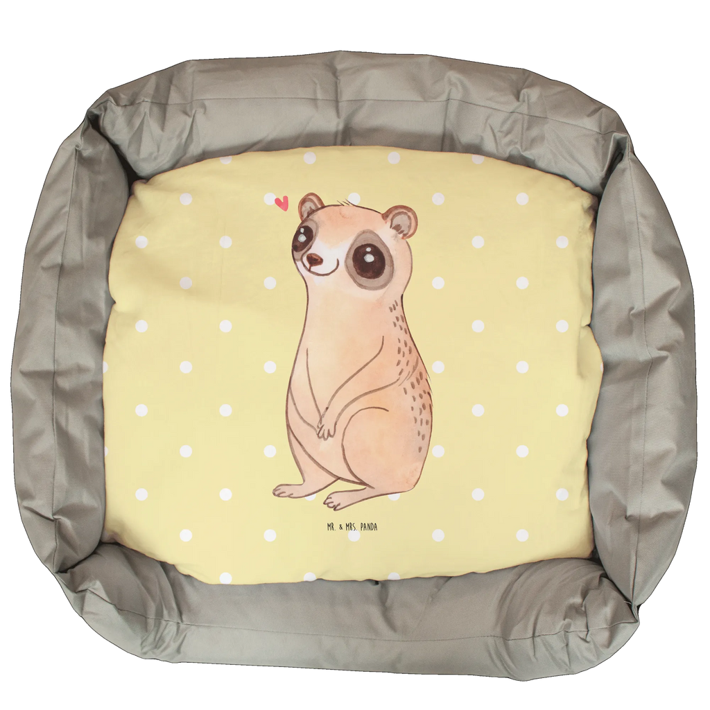 Katzenbett Plumplori Glücklich Körbchen, Tierbett, Katzenbett, Katzenliege, Kater, Katze, Katenborb, Lustige Sprüche, Tiere, Tiermotive, Gute Laune, Plumplori, Glück, Niedlich