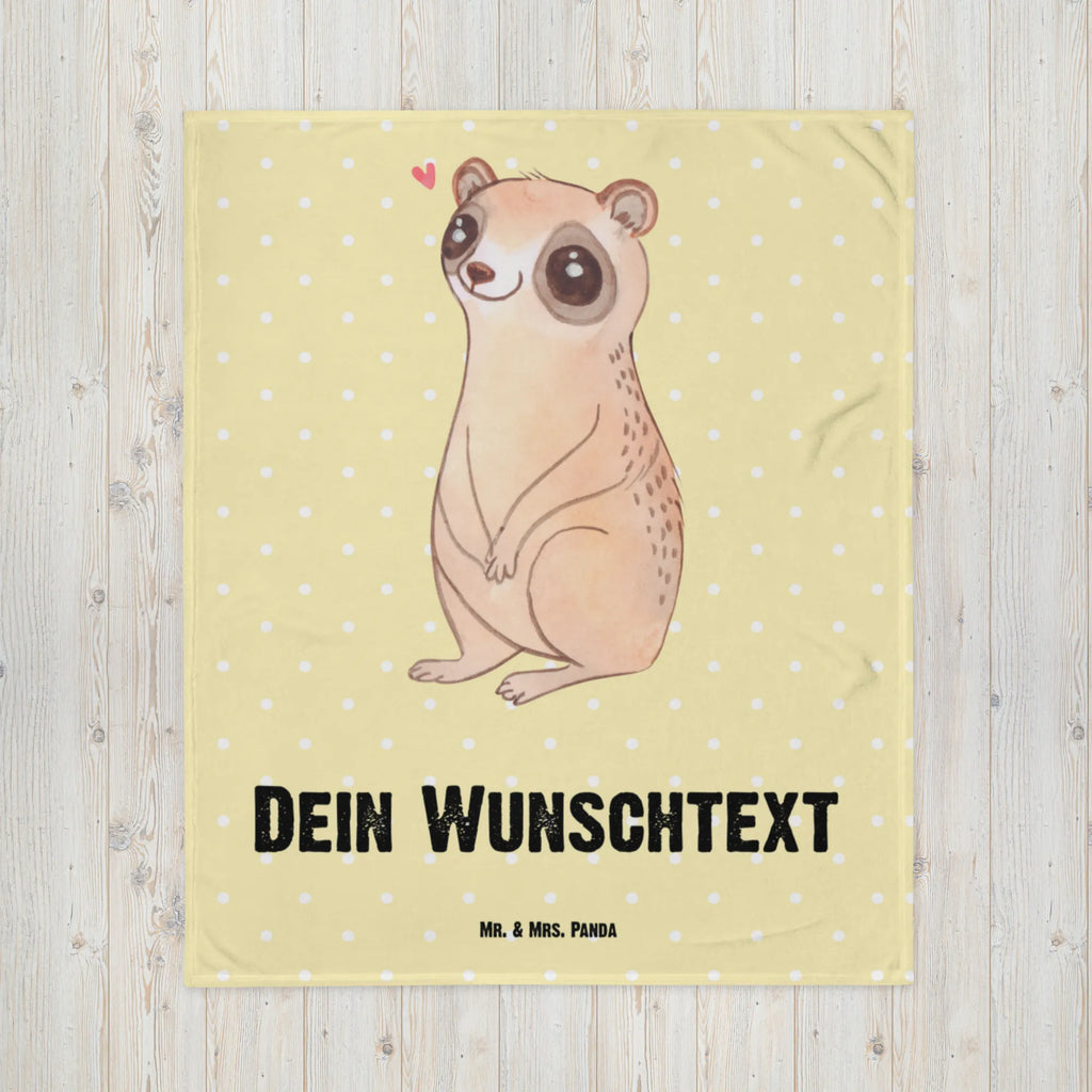 Baby blanket with name Slow loris Happy Geburtstagsgeschenk, Kinderdecke, Mikrofaser Decke, Babdyecke personalisiert, Weihnachtsgeschenk, Dekodecke, Kuscheldecke XXL, gemütlich, Babygeschenk personalisiet, dekoration, entspannen, Kuschelfleecedecke, Teddydecke, Babydecke mit Namen, Krabbeldecke mit Namen, Babydecke bedrucken, Schmusedecke, Jahrestagsgeschenk, Babygeschenk mit Namen, Fleecedecke, Wohnzimmerdecke, Krabbeldecke personalisiert, lustige Sprüche, Tiere, Tiermotive, Gute Laune, Glück, Niedlich, Plumplori