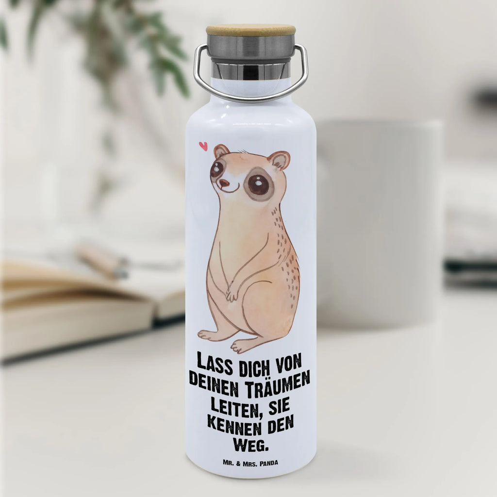 Drinks bottle Slow loris Happy small animals, cute, funny, cute animal motives, hand drawn, small world, funny sayings, good mood, happy, gifts, gift ideas, special gifts, animal lover, card