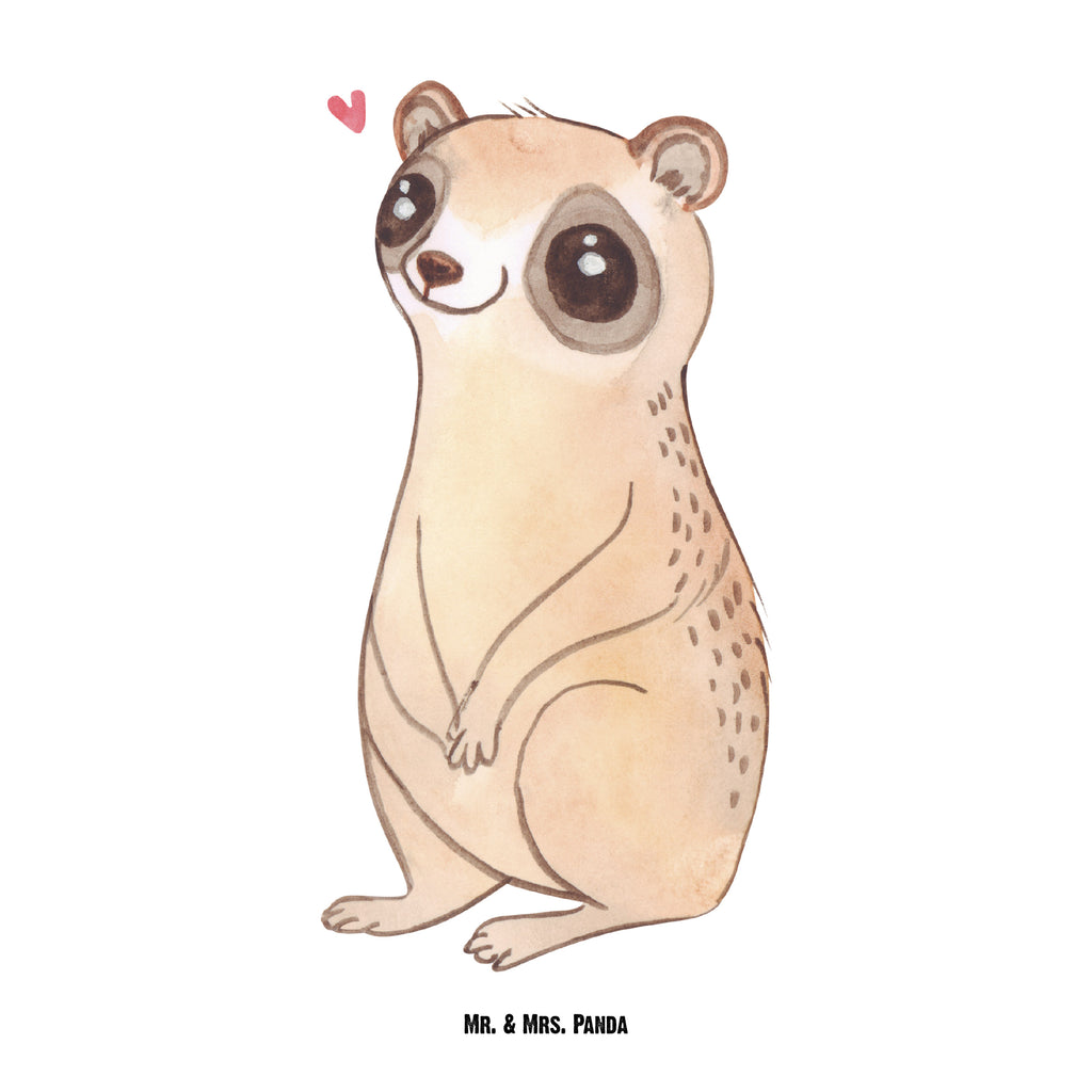 Drinks bottle Slow loris Happy small animals, cute, funny, cute animal motives, hand drawn, small world, funny sayings, good mood, happy, gifts, gift ideas, special gifts, animal lover, card