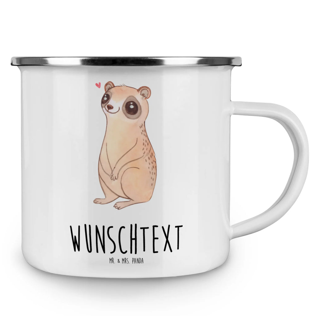 Personalised enamel cup Slow loris Happy personalisierte tasse, tassen bedrucken, tasse selbst gestalten, personalisierte tassen, Campingtasse bedrucken, Emaille Tasse mit Namen, Campinggeschirr personalsisert, tasse mit namen, Campingtasse personalisiert, tasse bedrucken, Namenstasse, Emaille Tasse personalisiert, Tiermotive, Gute Laune, lustige Sprüche, Tiere, Niedlich, Glück, Plumplori