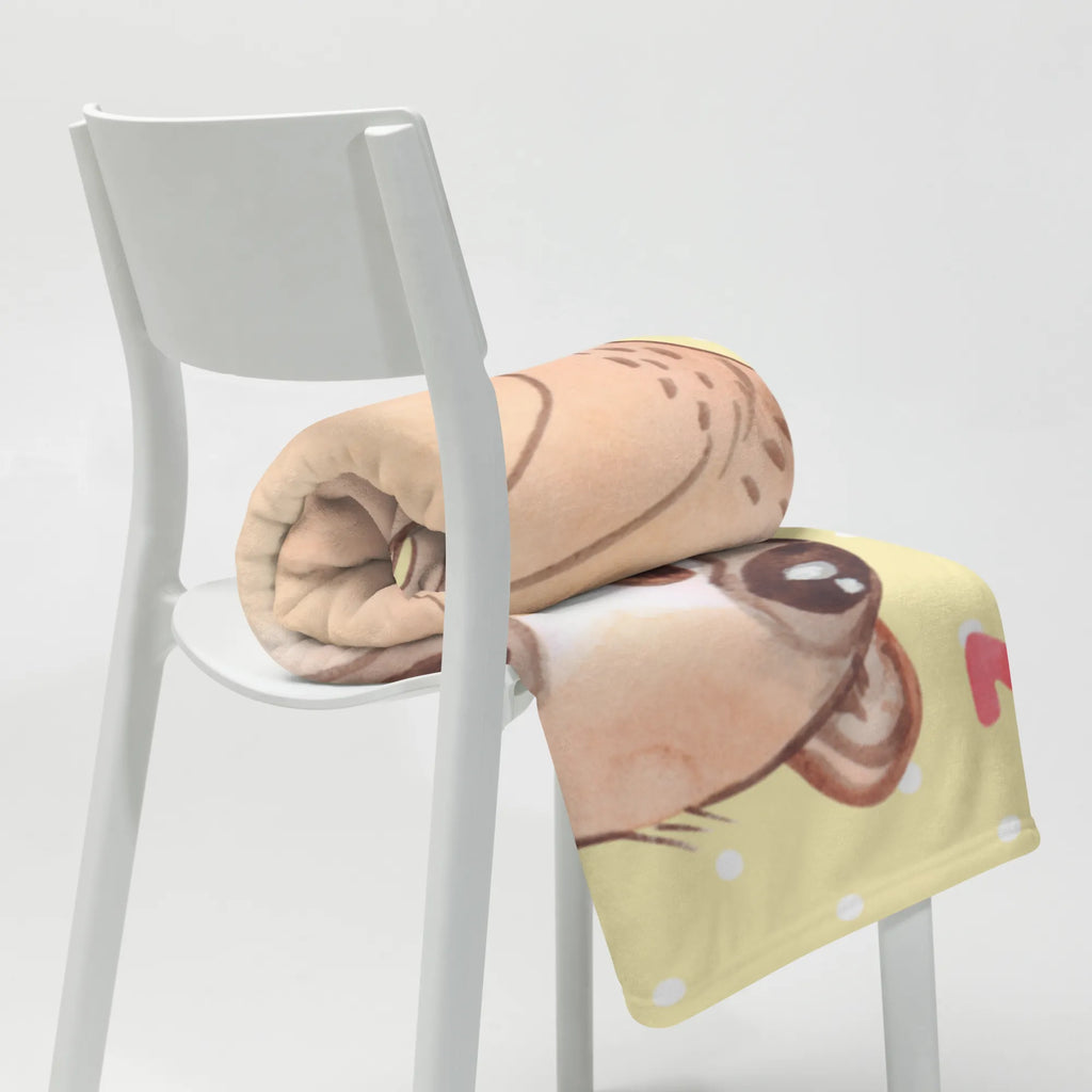 Babydecke Plumplori Glücklich Babygeschenk, Babydecke, Geschenk Geburt, Krabbeldecke, Babyecke Kuscheldecke, Tiermotive, Gute Laune, lustige Sprüche, Tiere, Plumplori, Niedlich, Glück