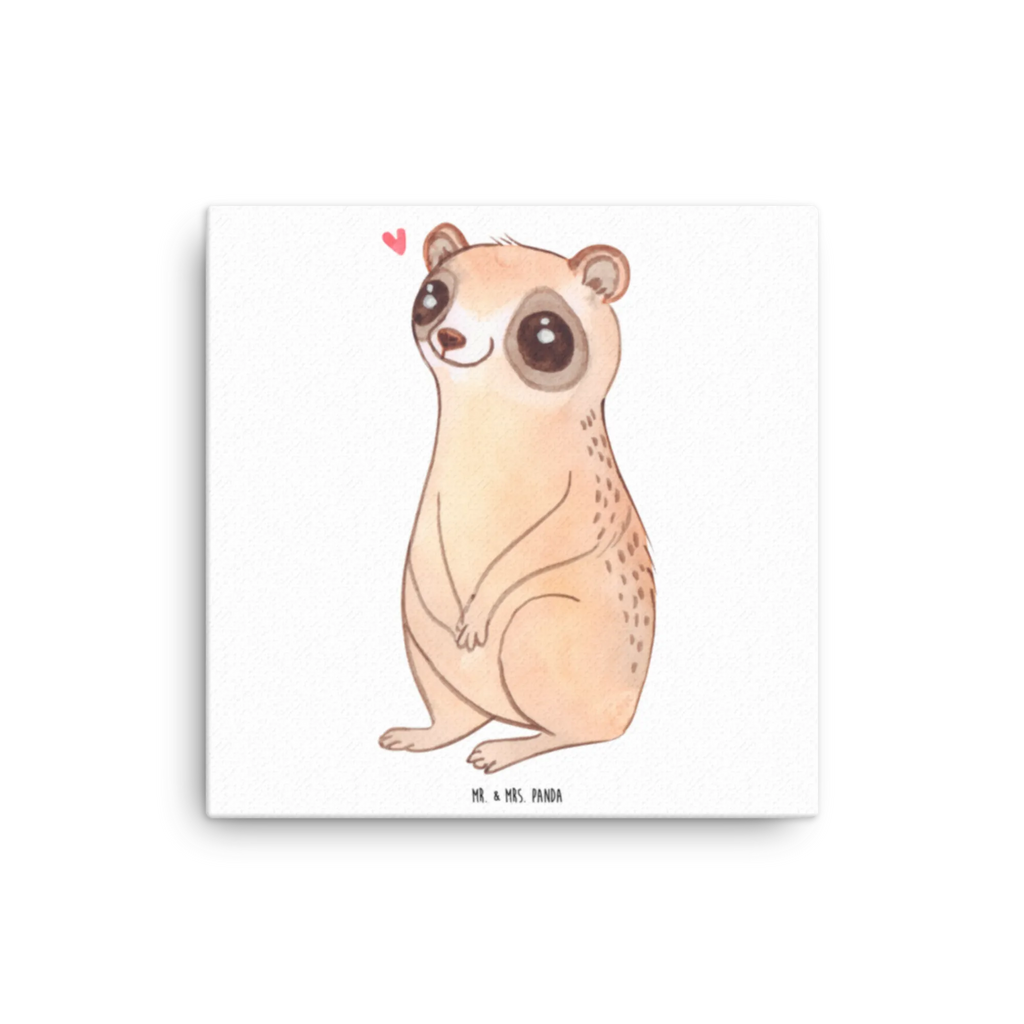 Leinwand Bild Plumplori Glücklich Leinwand, Kunstdruck, Tiere, Tiermotive, Lustige Sprüche, Gute Laune, Plumplori, Glück, Niedlich