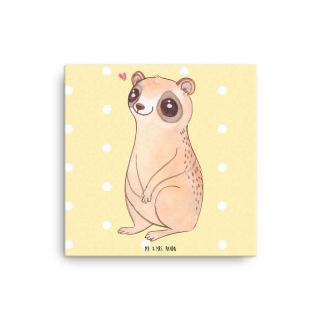 Leinwand Bild Plumplori Glücklich Leinwand, Kunstdruck, Tiere, Tiermotive, Lustige Sprüche, Gute Laune, Plumplori, Glück, Niedlich