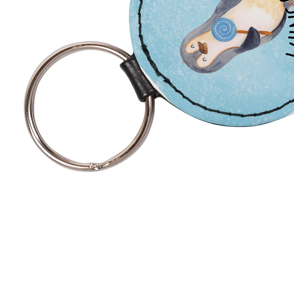 Personalizowany brelok do kluczy pingwin lizak Pinguin