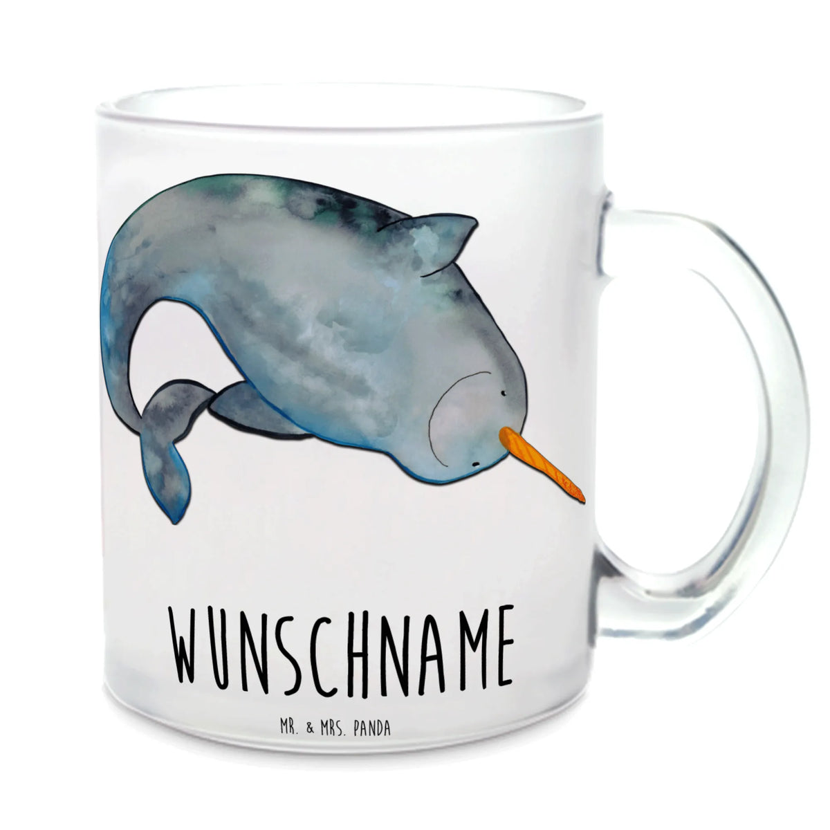 Personalized Tea Cup Narwhal