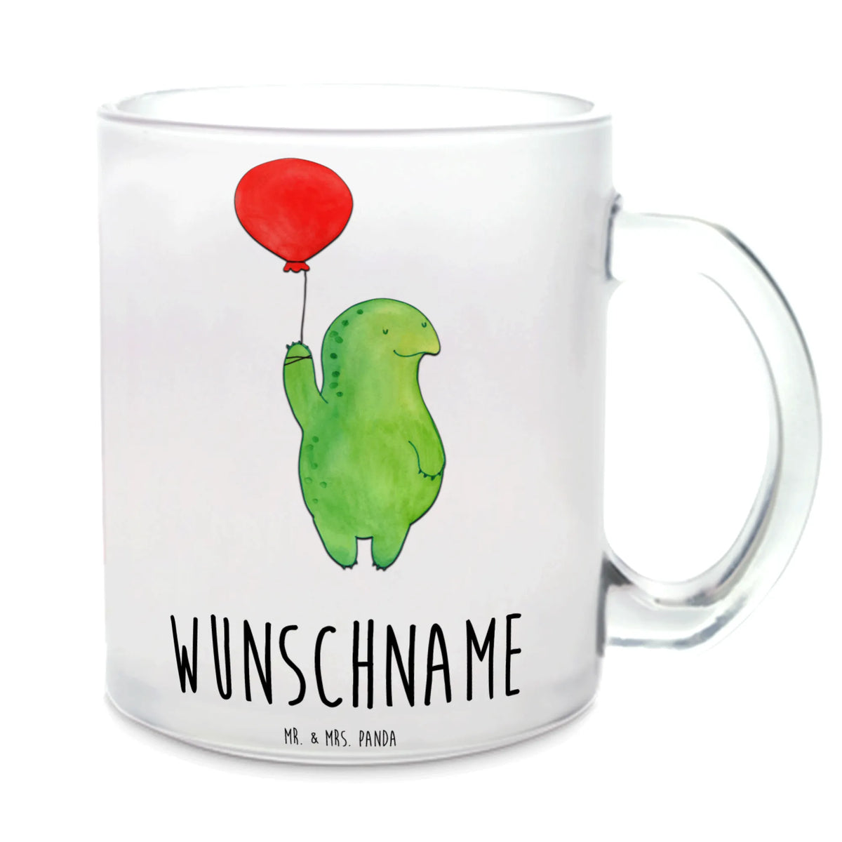 Personalized Tea Cup tortoise balloon