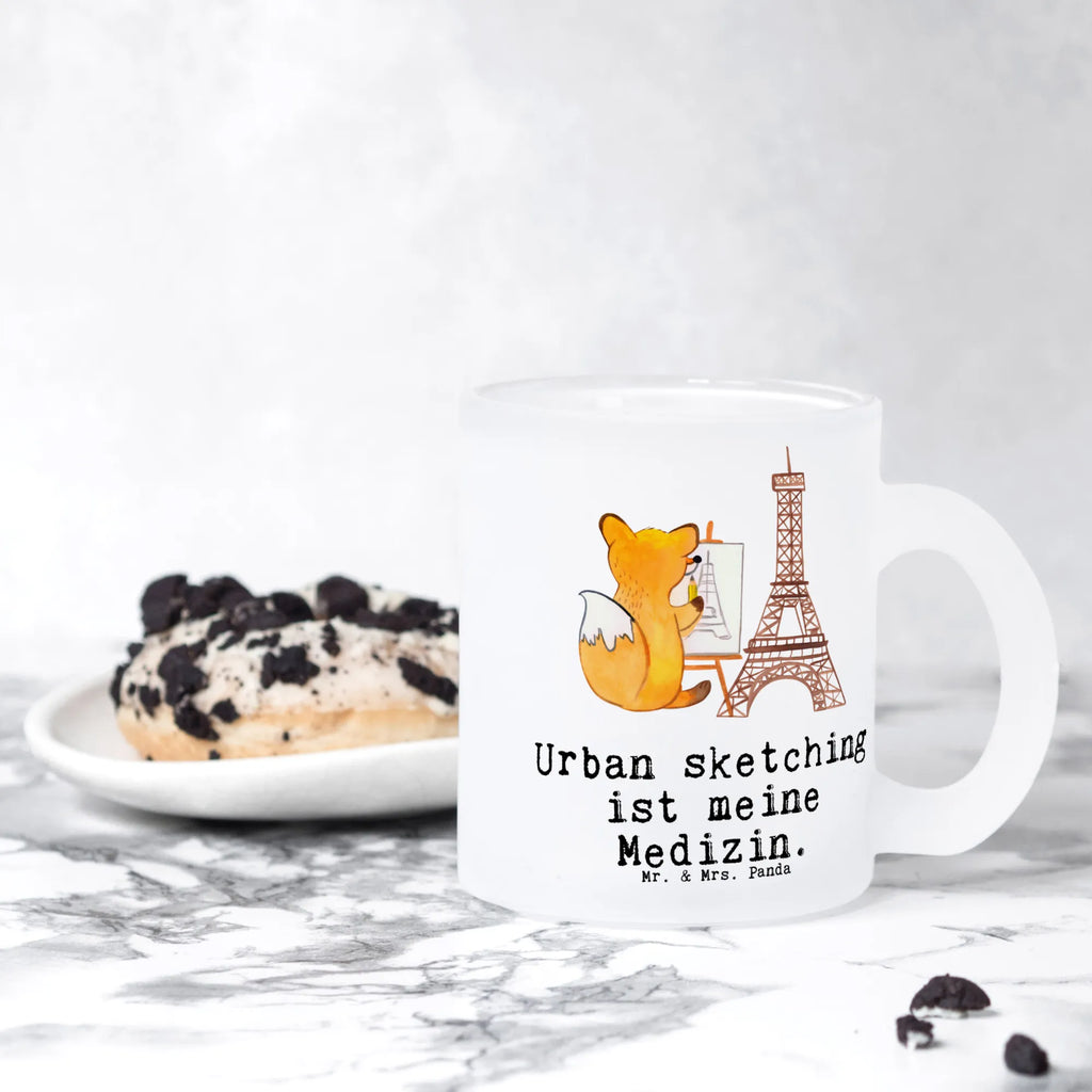 Glass tea cup Fox Urban sketching glass, Tea cup, tea, tea glass, mug, Gift, sport, hobby, giving, thank you, award, profit, athlete, painting, Urban sketching, drawing school, drawing, artist