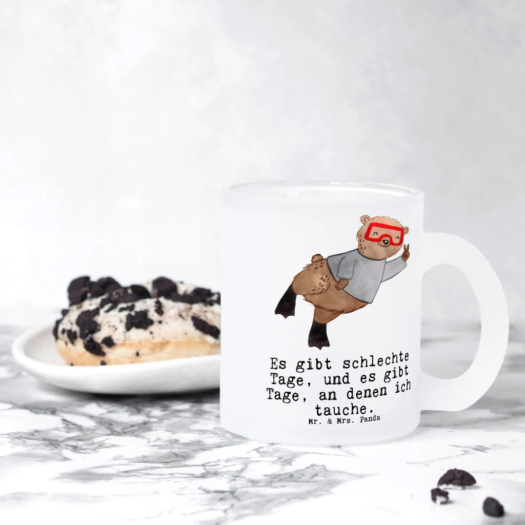 Filiżanka do herbaty niedźwiedź Nurkowanie Prezent, Sport, Dyscyplina sportowa, Hobby, Darować, Dziękuję, Dzięki, Wyróżnienie, Wygrana, Sportowiec