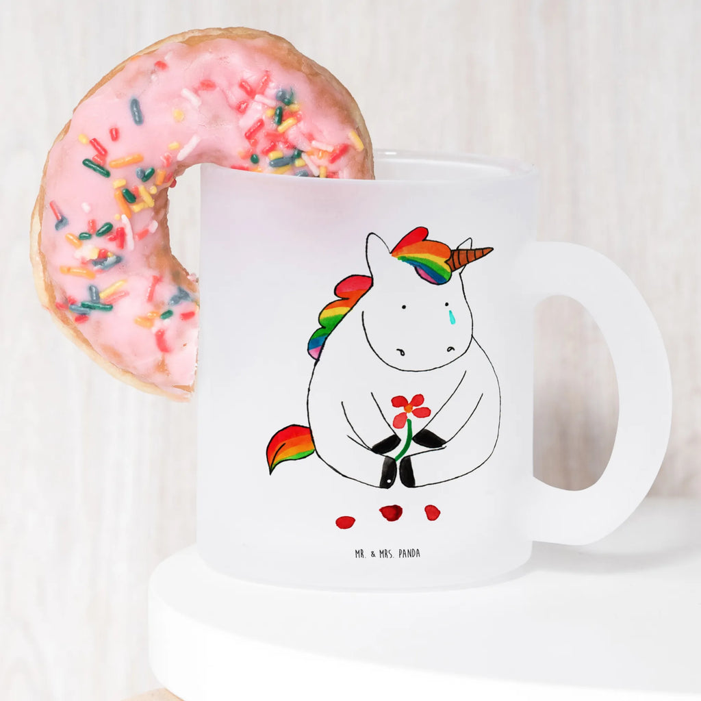 Glass tea cup unicorn Sad glass, tea, tea glass, Tea cup, mug, unicorn, unicorns, grief, friends, Unicorn, consoling, glitter, greeting card, love, flower, Friendship