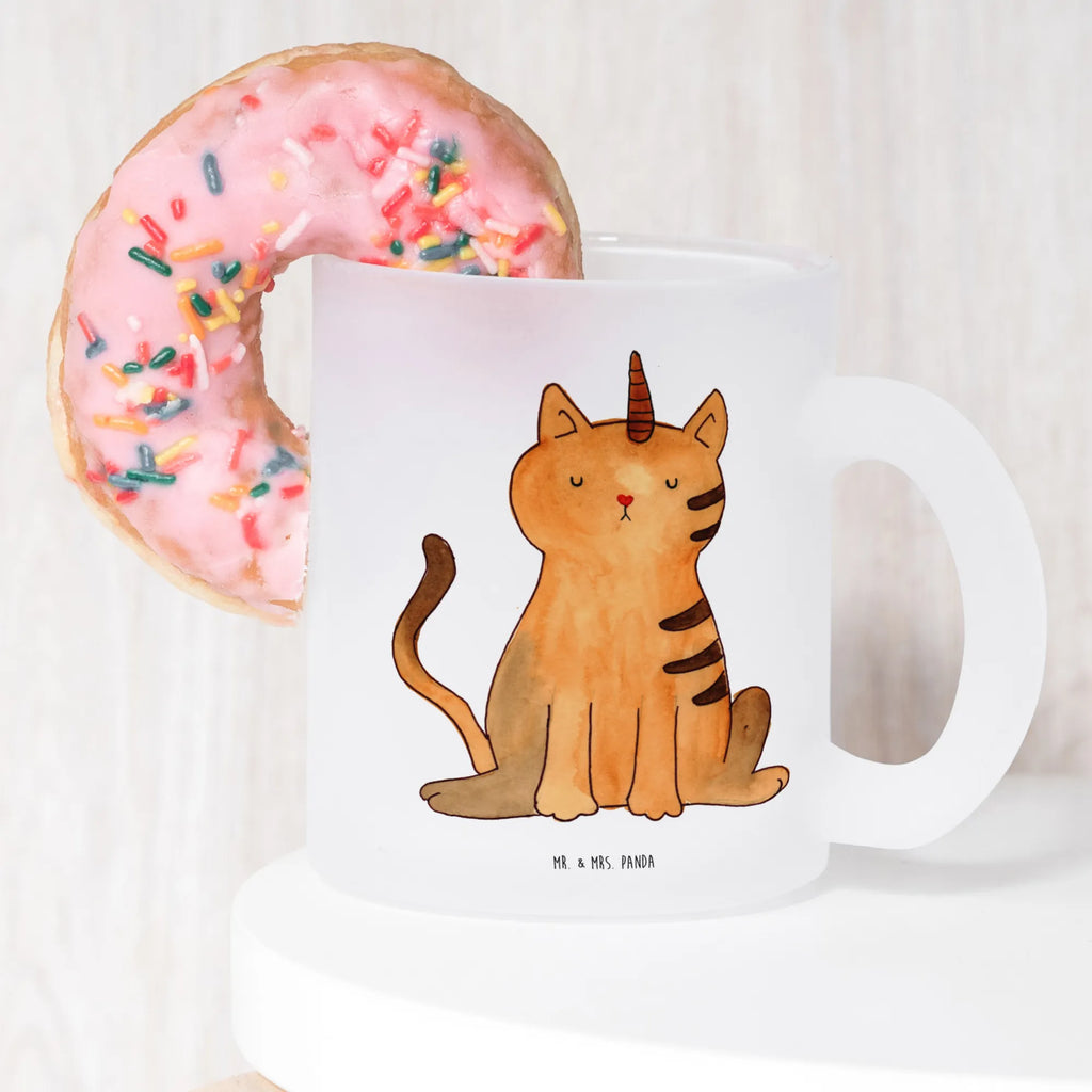 Glass tea cup unicorn Cat Tea cup, glass, mug, tea glass, tea, unicorn, unicorns, Unicorn, Glitter, Kitty, Kittycorn, cat lover, cat gift, cat present, Rainbow