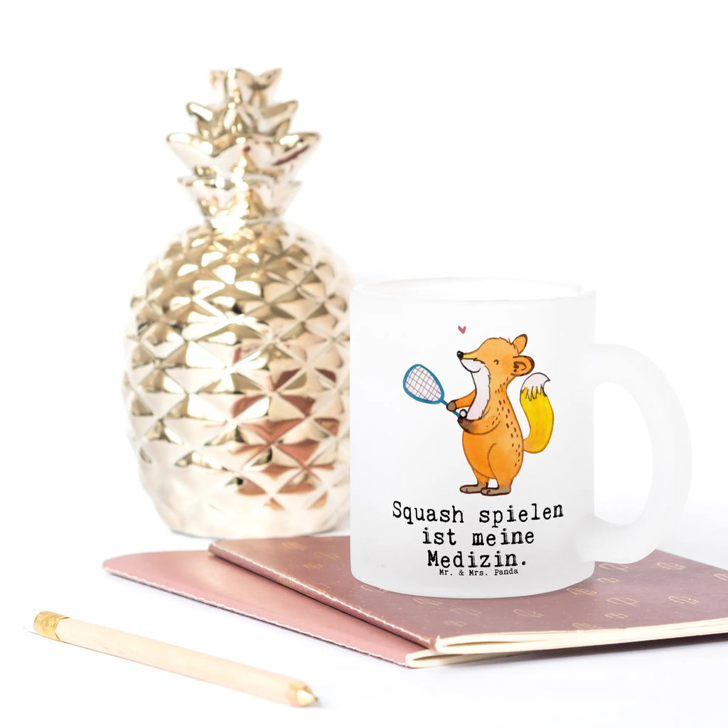 Glass tea cup Fox playing squash tea glass, tea, mug, Tea cup, glass, Gift, sport, hobby, giving, thank you, award, profit, athlete, squash hall, Playing squash, ball sports