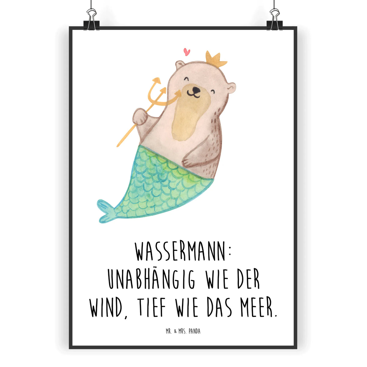 Poster Wassermann Astrologie Design Poster, Plakat, grafikposter, Wanddekoration, kunstposter, Deko Bild, Deko Poster, drucke, kunstdruck poster, Wanddeko Bild, Kunstdruck, Bild, Designposter, Mr. & Mrs. Panda Poster, wanddruck, wanddeko, typografie poster, Posterdruck, Panda Poster, wandkunst, Wandschmuck, Wandbild, Horoskop, Aszendent, Astrologie, Sternzeichen, Tierkreiszeichen, Geschenk, Geburtstagsgeschenk, Wassermann