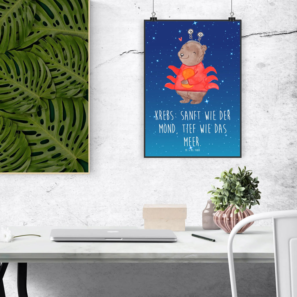 Poster Krebs Astrologie kunstdruck poster, kunstposter, Wandbild, Poster, Plakat, drucke, Wandschmuck, Mr. & Mrs. Panda Poster, Posterdruck, Bild für Wand, Deko Bild, Kunstdruck, Designposter, wanddeko, Wanddeko Bild, Bild, wandkunst, Wanddekoration, kunst für die wand, grafikposter, Wandposter, wanddruck, Aszendent, Sternzeichen, Astrologie, Horoskop, Tierkreiszeichen, Krebs, Geschenk, Geburtstagsgeschenk