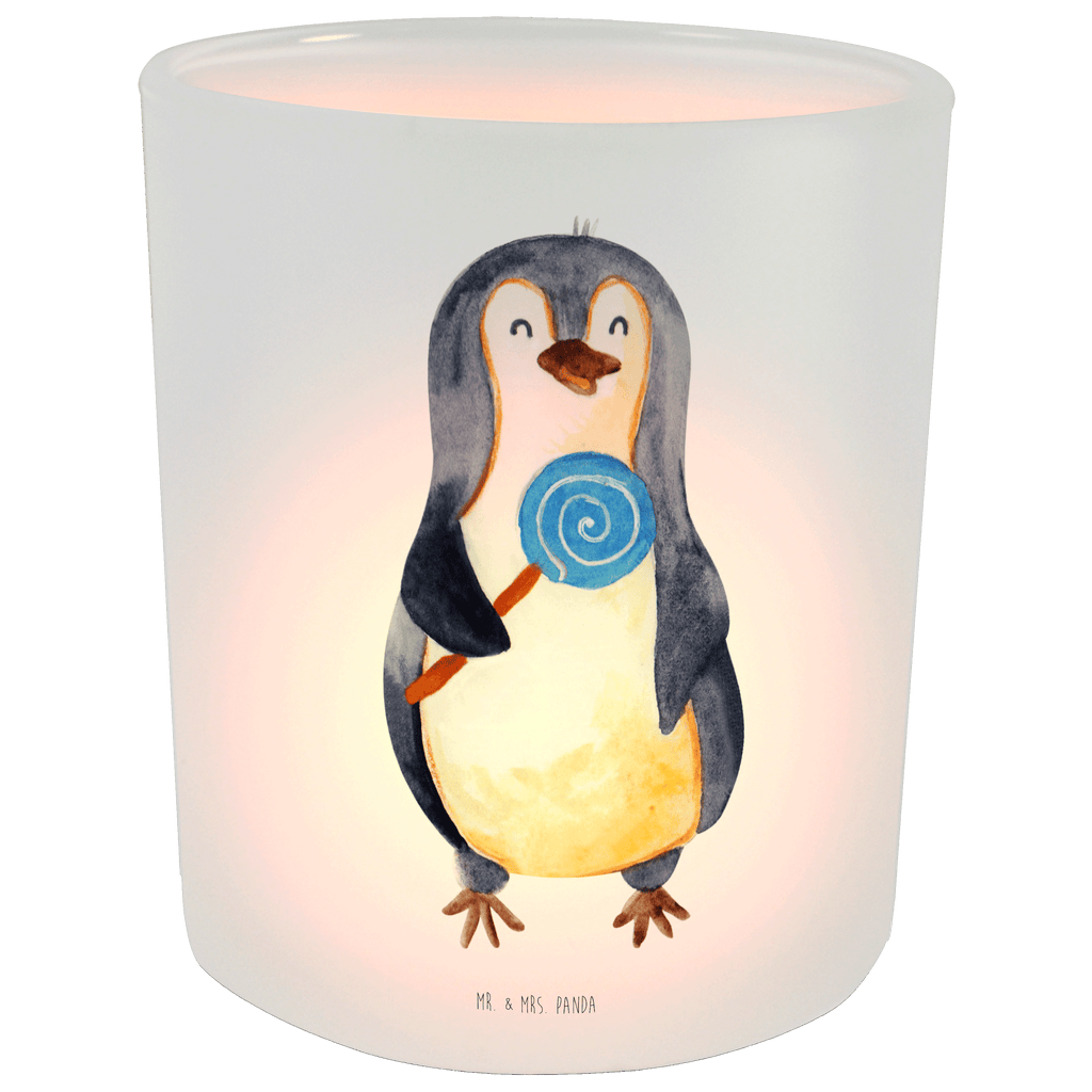 Windlicht Pinguin Lolli Windlicht Glas, Teelichtglas, Teelichthalter, Teelichter, Kerzenglas, Windlicht Kerze, Kerzenlicht, Pinguin, Pinguine, Lolli, Süßigkeiten, Blödsinn, Spruch, Rebell, Gauner, Ganove, Rabauke