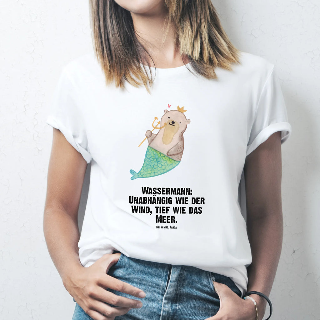 T-Shirt Standard Wassermann Astrologie Tshirt, Geburstag, Damen, Junggesellenabschied, T-Shirt mit Spruch, Schlafshirt, Nachthemd, Herrn, Lustiges T-Shirt, T-Shirt, Jubiläum, Shirt, Astrologie, Horoskop, Aszendent, Tierkreiszeichen, Sternzeichen, Geburtstagsgeschenk, Wassermann, Geschenk