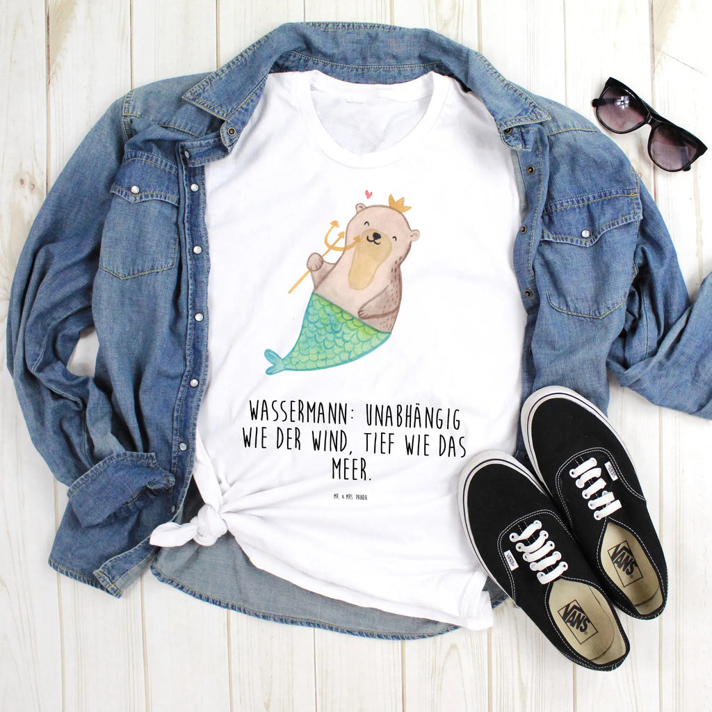 T-Shirt Standard Wassermann Astrologie Tshirt, Geburstag, Damen, Junggesellenabschied, T-Shirt mit Spruch, Schlafshirt, Nachthemd, Herrn, Lustiges T-Shirt, T-Shirt, Jubiläum, Shirt, Astrologie, Horoskop, Aszendent, Tierkreiszeichen, Sternzeichen, Geburtstagsgeschenk, Wassermann, Geschenk