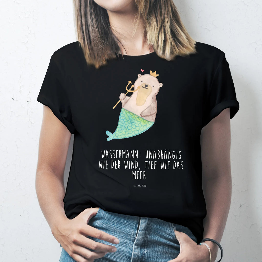 T-Shirt Standard Wassermann Astrologie Tshirt, Geburstag, Damen, Junggesellenabschied, T-Shirt mit Spruch, Schlafshirt, Nachthemd, Herrn, Lustiges T-Shirt, T-Shirt, Jubiläum, Shirt, Astrologie, Horoskop, Aszendent, Tierkreiszeichen, Sternzeichen, Geburtstagsgeschenk, Wassermann, Geschenk