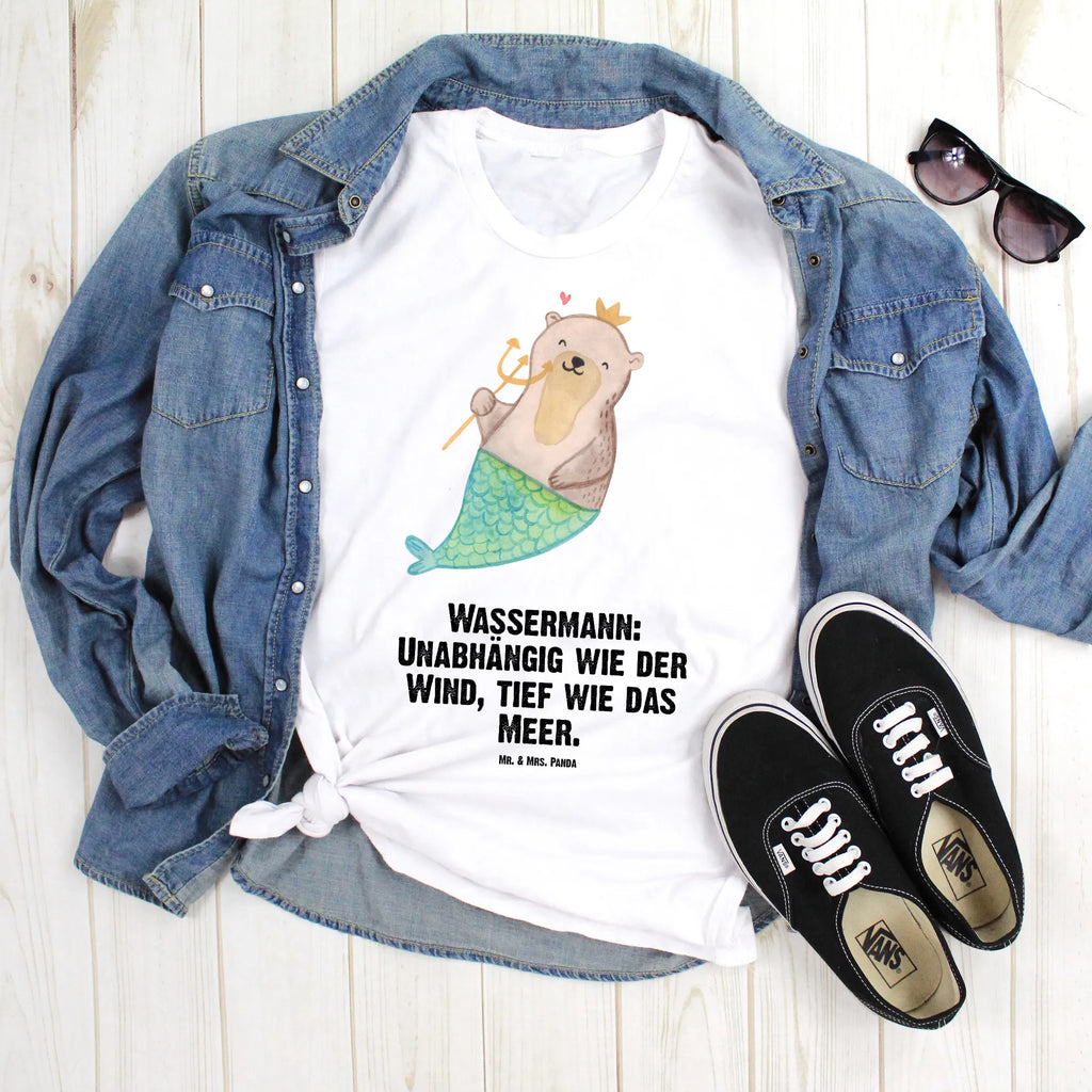 T-Shirt Standard Wassermann Astrologie Tshirt, Geburstag, Damen, Junggesellenabschied, T-Shirt mit Spruch, Schlafshirt, Nachthemd, Herrn, Lustiges T-Shirt, T-Shirt, Jubiläum, Shirt, Astrologie, Horoskop, Aszendent, Tierkreiszeichen, Sternzeichen, Geburtstagsgeschenk, Wassermann, Geschenk