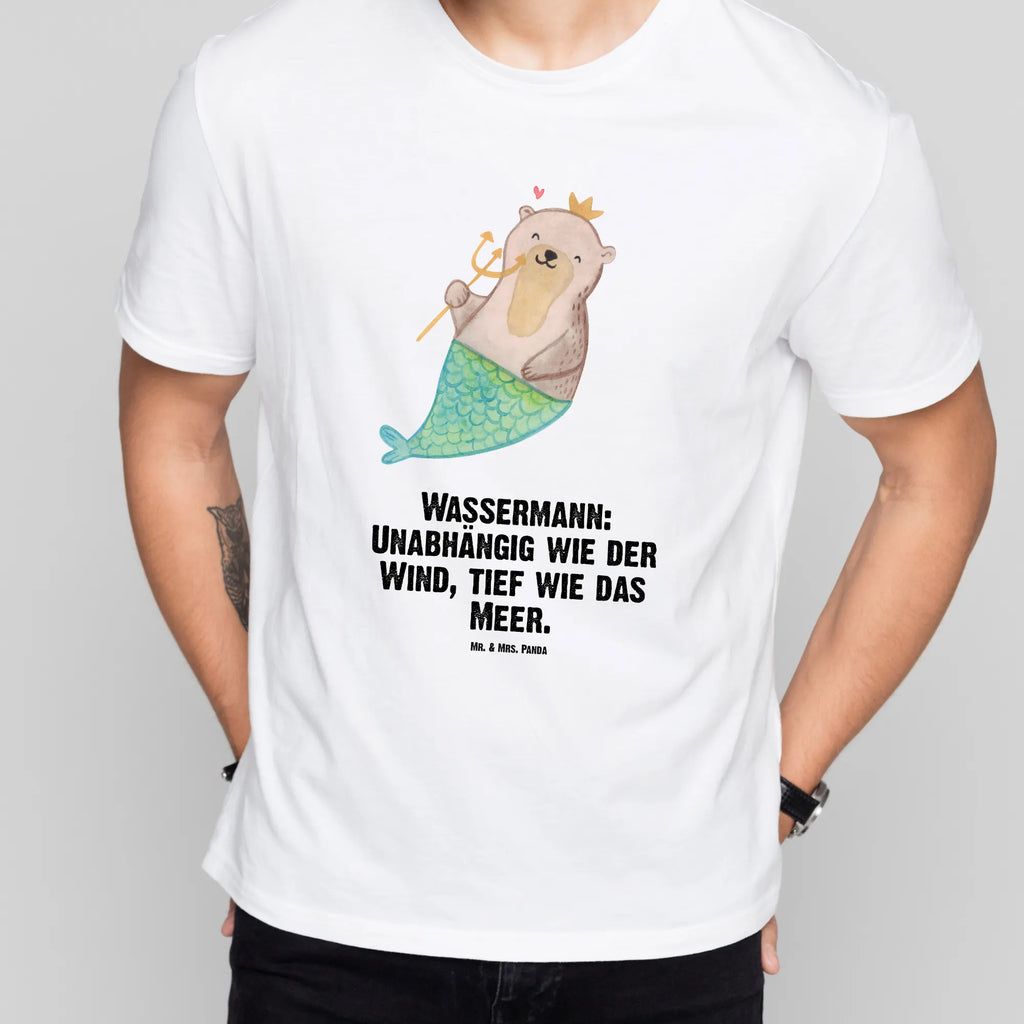 T-Shirt Standard Wassermann Astrologie Tshirt, Geburstag, Damen, Junggesellenabschied, T-Shirt mit Spruch, Schlafshirt, Nachthemd, Herrn, Lustiges T-Shirt, T-Shirt, Jubiläum, Shirt, Astrologie, Horoskop, Aszendent, Tierkreiszeichen, Sternzeichen, Geburtstagsgeschenk, Wassermann, Geschenk