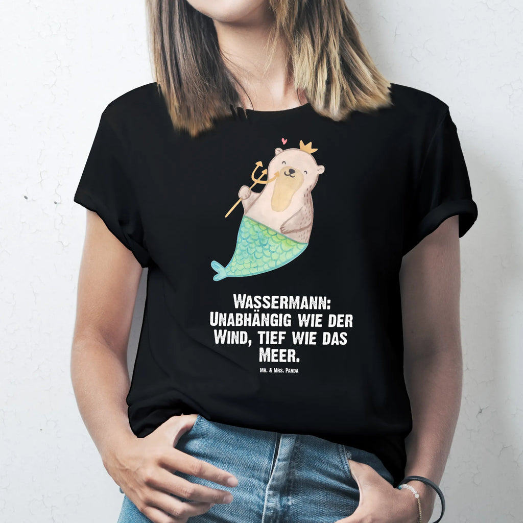 T-Shirt Standard Wassermann Astrologie Tshirt, Geburstag, Damen, Junggesellenabschied, T-Shirt mit Spruch, Schlafshirt, Nachthemd, Herrn, Lustiges T-Shirt, T-Shirt, Jubiläum, Shirt, Astrologie, Horoskop, Aszendent, Tierkreiszeichen, Sternzeichen, Geburtstagsgeschenk, Wassermann, Geschenk
