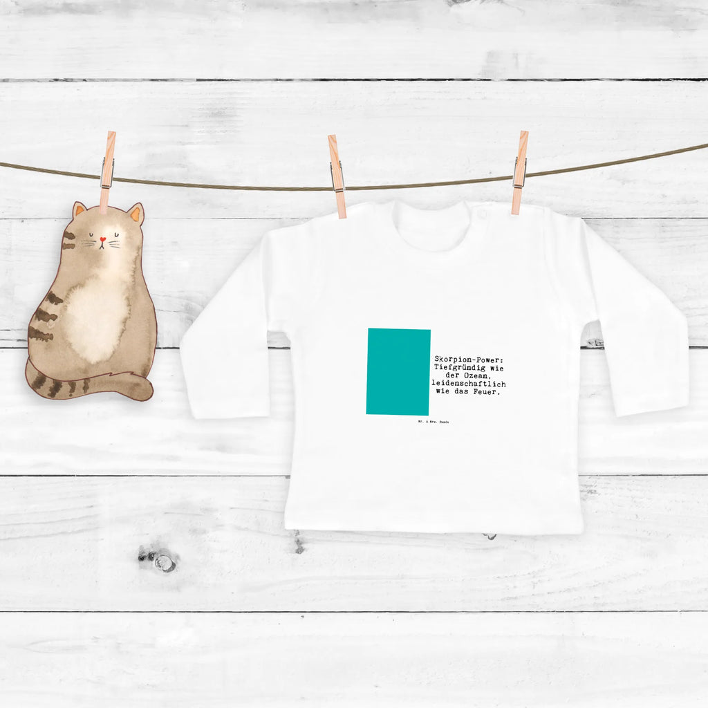 Baby Longsleeve Skorpion Astrologie Mädchen, Bio, Kleidung, Langarm, Jungen, Baby, Tierkreiszeichen, Sternzeichen, Horoskop, Astrologie, Aszendent, Geschenk, Skorpion, Geburtstagsgeschenk