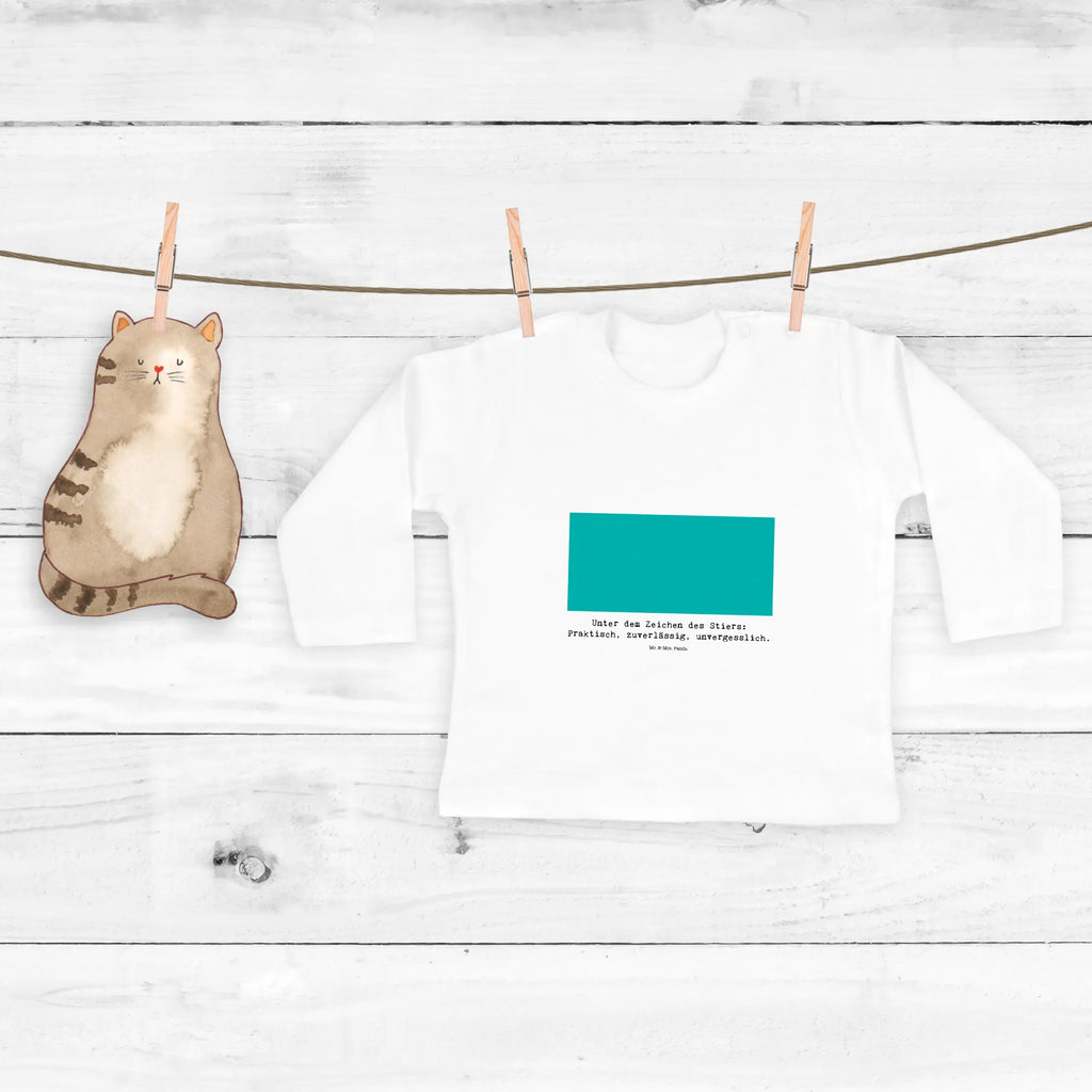 Baby Longsleeve Stier Astrologie Langarm, Kleidung, Jungen, Mädchen, Bio, Baby, Tierkreiszeichen, Sternzeichen, Horoskop, Astrologie, Aszendent, Geburtstagsgeschenk, Geschenkidee zum Geburtstag, Stier, Geschenk