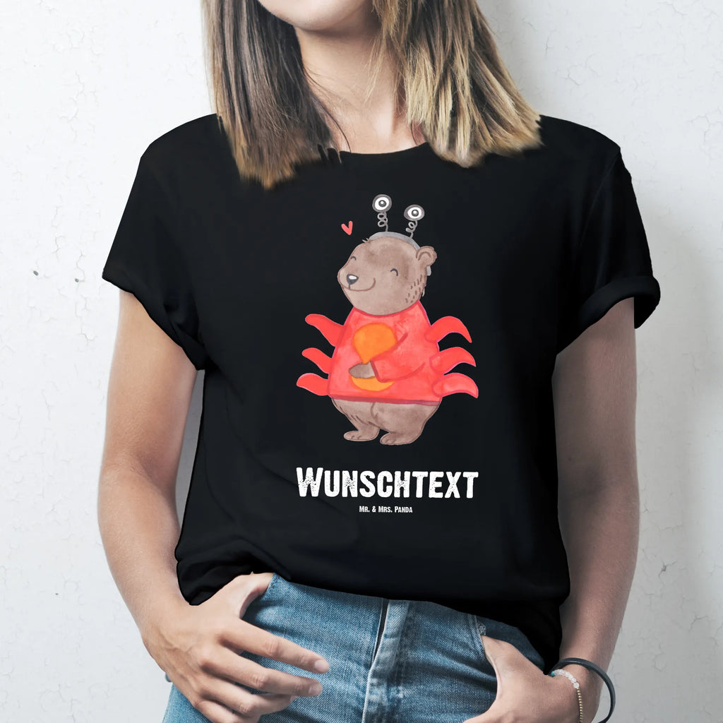 Personalisiertes T-Shirt Krebs Astrologie T-Shirt mit Namen, T-Shirt mit Aufruck, T-Shirt Personalisiert, Astrologie, Aszendent, Sternzeichen, Tierkreiszeichen, Horoskop, Geschenk, Geburtstagsgeschenk, Krebs