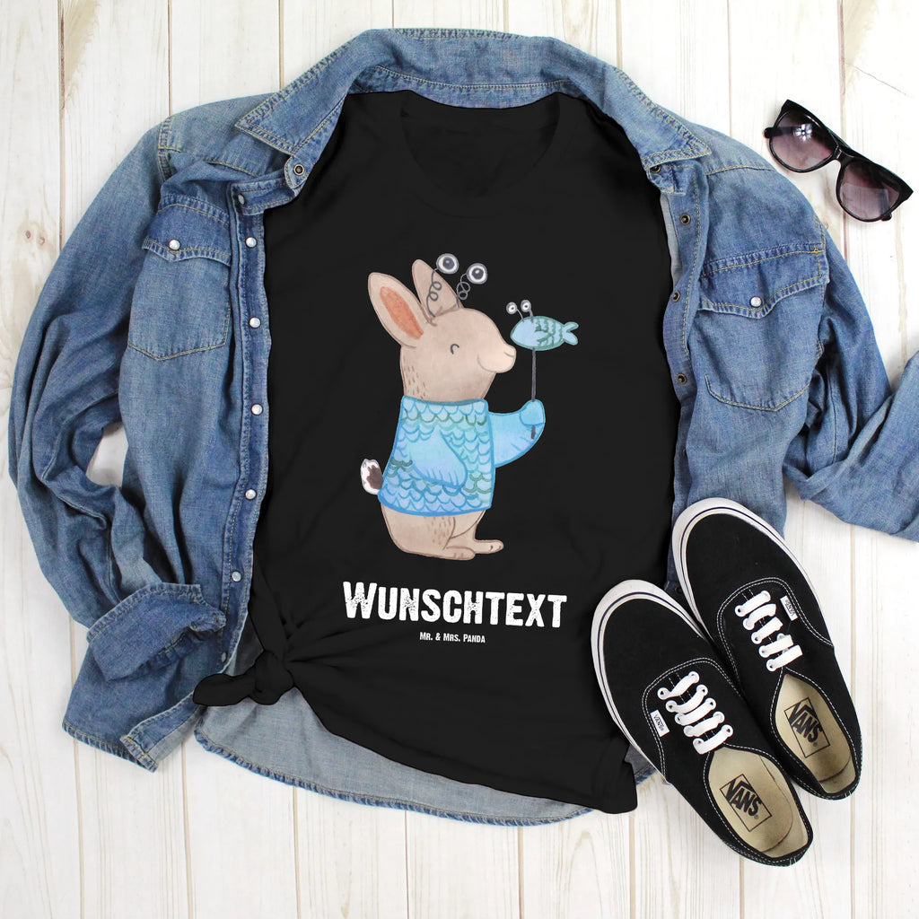 Personalisiertes T-Shirt Fische Astrologie T-Shirt Personalisiert, T-Shirt mit Aufruck, Männer, Frauen, T-Shirt mit Namen, Tierkreiszeichen, Sternzeichen, Horoskop, Astrologie, Aszendent, Fischer, Geburtstagsgeschenk, Geschenkidee zum Geburtstag