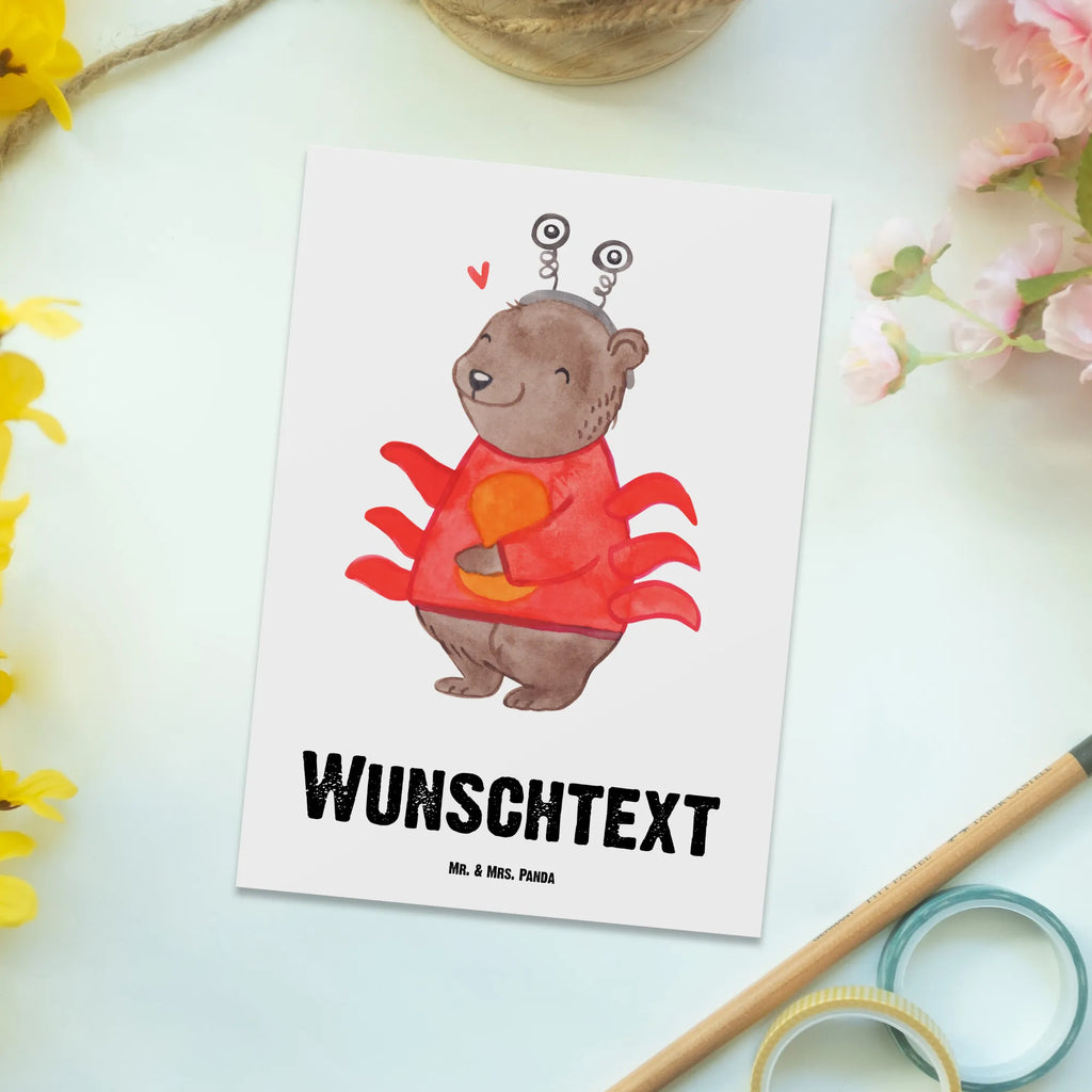 Personalisierte Postkarte Krebs Astrologie Karte mit Namen, Grußkarte mit Wunschtext, Postkarte personalisierbar, Ansichtskarte mit Namen, Einladung mit Wunschtext, Geschenkkarte mit Namen, Geschenkkarte mit Wunschtext, Postkarte mit Wunschtext, Ansichtskarte mit Wunschtext, Grußkarte mit Namen, Einladung mit Namen, Postkarte mit Namen, Karte mit Wunschtext, Postkarte bedrucken, Tierkreiszeichen, Sternzeichen, Horoskop, Astrologie, Aszendent, Geburtstagsgeschenk, Geschenk, Krebs