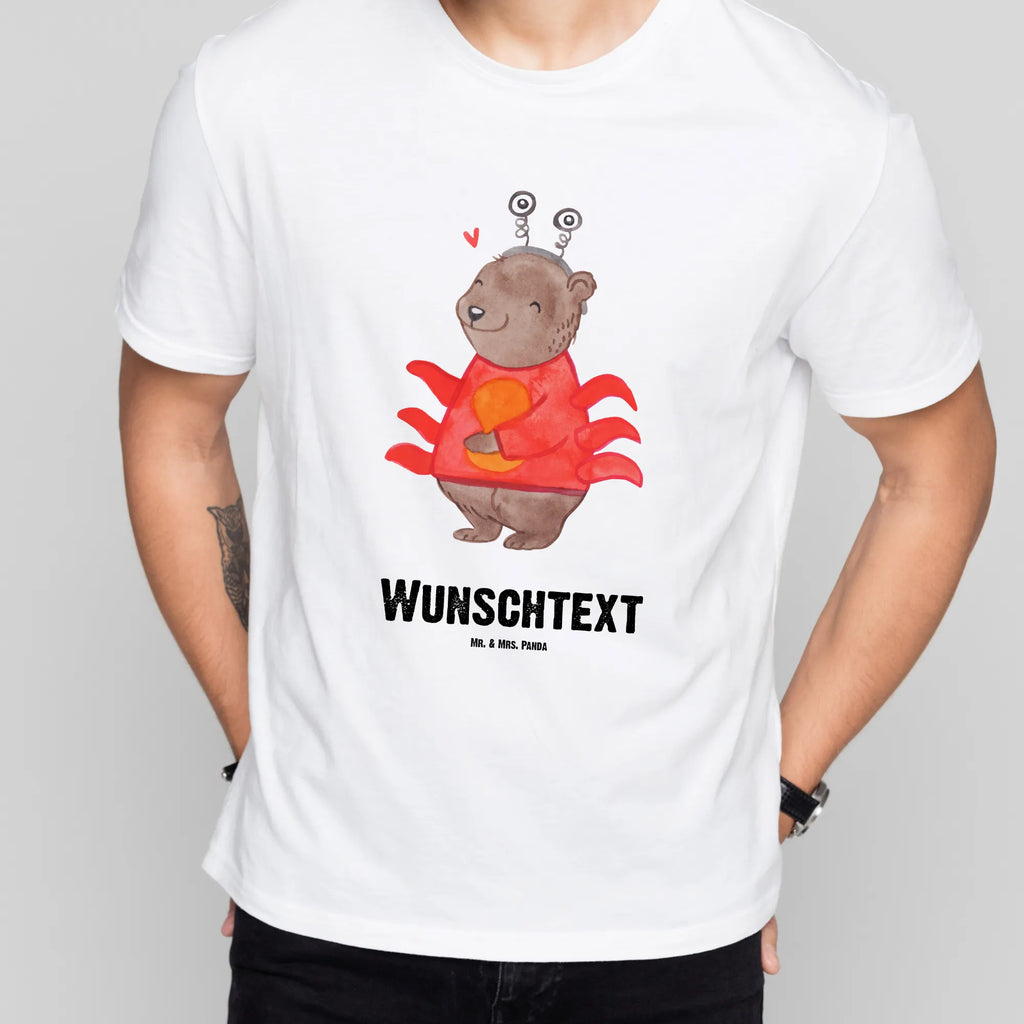 Personalisiertes T-Shirt Krebs Astrologie T-Shirt mit Namen, T-Shirt mit Aufruck, T-Shirt Personalisiert, Astrologie, Aszendent, Sternzeichen, Tierkreiszeichen, Horoskop, Geschenk, Geburtstagsgeschenk, Krebs