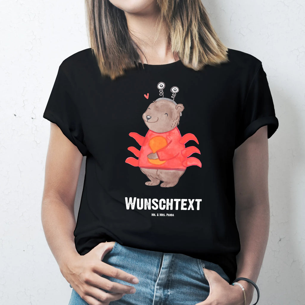 Personalisiertes T-Shirt Krebs Astrologie T-Shirt mit Namen, T-Shirt mit Aufruck, T-Shirt Personalisiert, Astrologie, Aszendent, Sternzeichen, Tierkreiszeichen, Horoskop, Geschenk, Geburtstagsgeschenk, Krebs