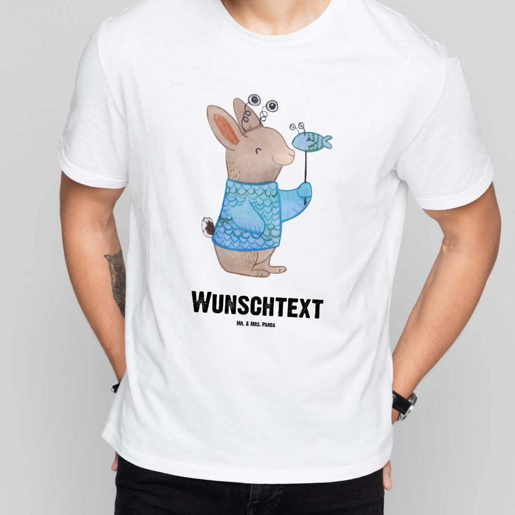 Personalisiertes T-Shirt Fische Astrologie T-Shirt Personalisiert, T-Shirt mit Aufruck, Männer, Frauen, T-Shirt mit Namen, Tierkreiszeichen, Sternzeichen, Horoskop, Astrologie, Aszendent, Fischer, Geburtstagsgeschenk, Geschenkidee zum Geburtstag