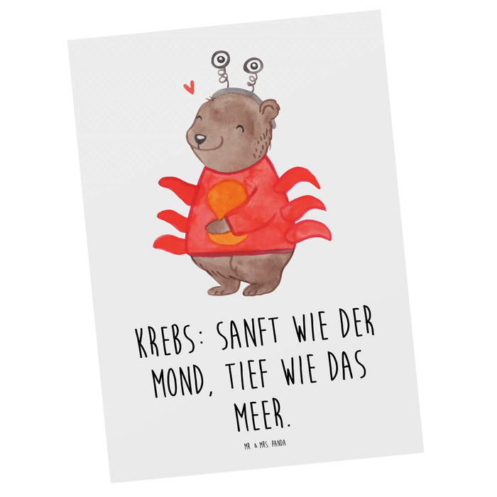 Postkarte Krebs Astrologie