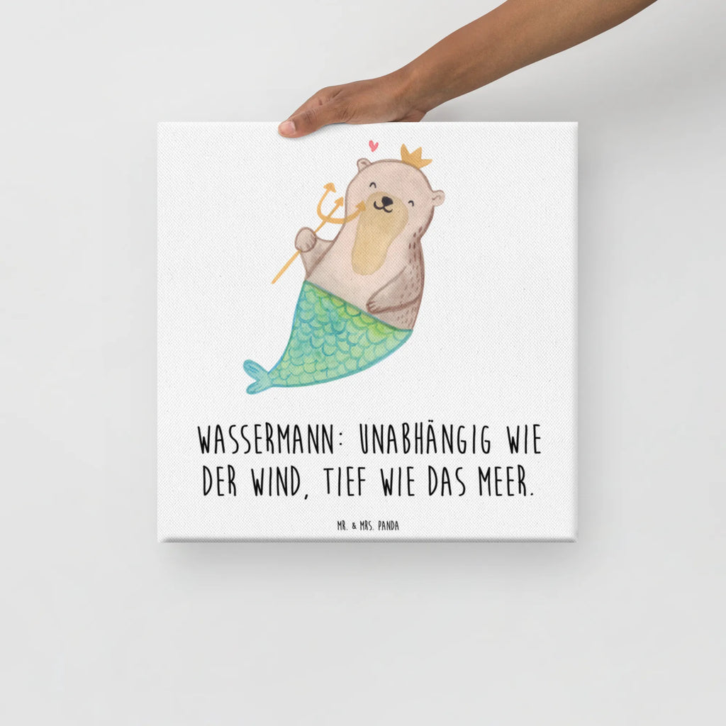 Leinwand Bild Wassermann Astrologie Kunstdruck, Leinwand, Aszendent, Tierkreiszeichen, Sternzeichen, Horoskop, Astrologie, Geburtstagsgeschenk, Geschenk, Wassermann