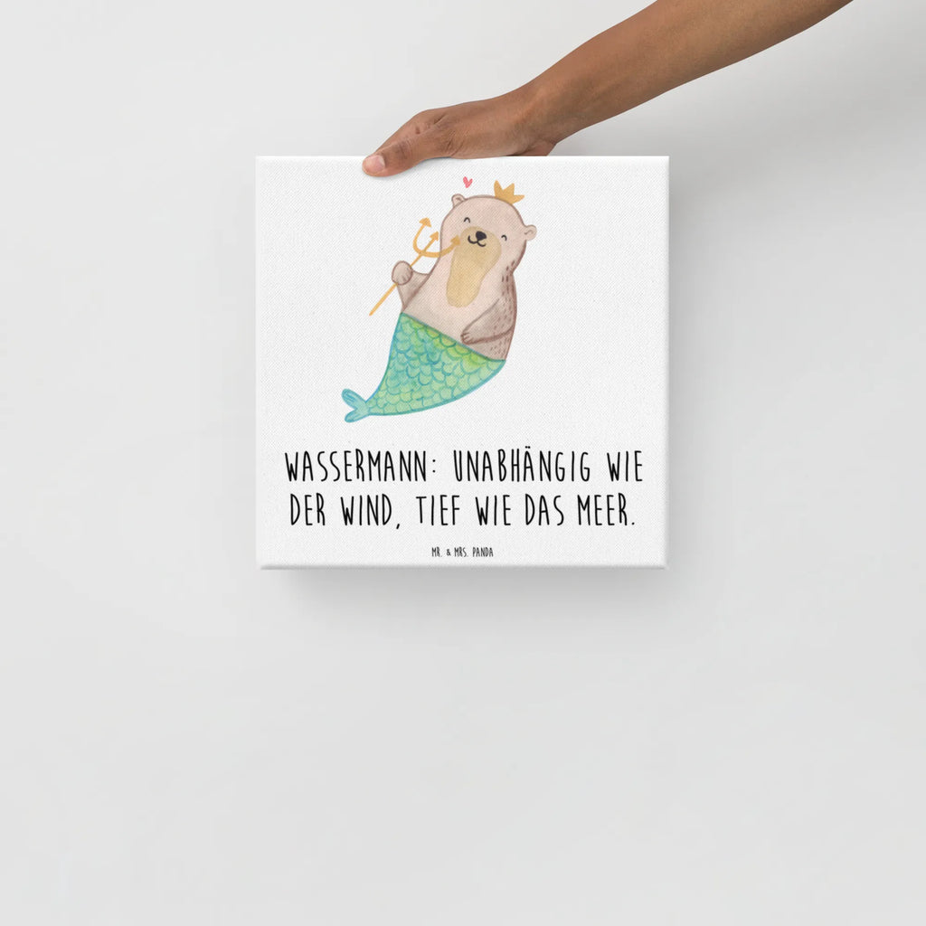 Leinwand Bild Wassermann Astrologie Kunstdruck, Leinwand, Aszendent, Tierkreiszeichen, Sternzeichen, Horoskop, Astrologie, Geburtstagsgeschenk, Geschenk, Wassermann