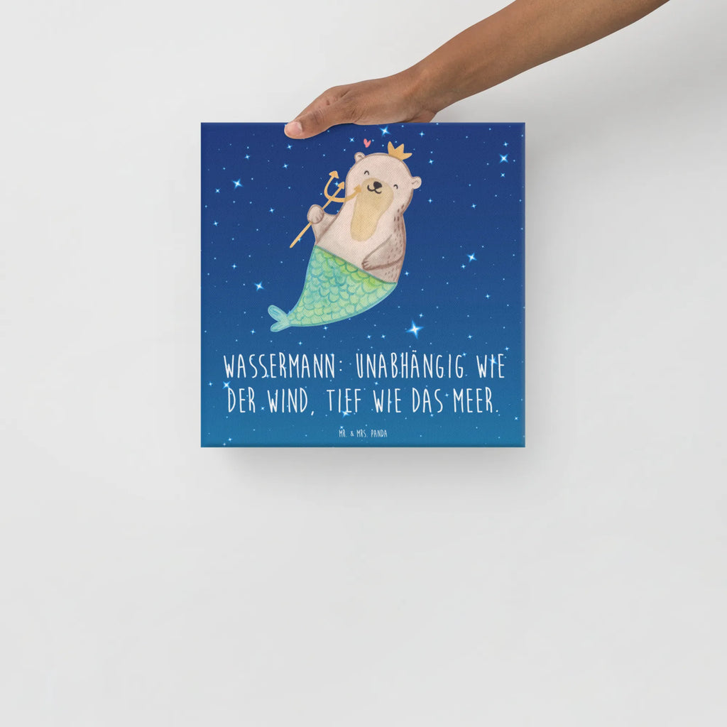 Leinwand Bild Wassermann Astrologie Kunstdruck, Leinwand, Aszendent, Tierkreiszeichen, Sternzeichen, Horoskop, Astrologie, Geburtstagsgeschenk, Geschenk, Wassermann