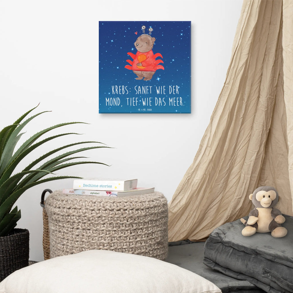 Leinwand Bild Krebs Astrologie Bild, Dekoration, Wanddeko, Kunstdruck, Leinwand, Tierkreiszeichen, Sternzeichen, Horoskop, Astrologie, Aszendent, Geschenk, Geburtstagsgeschenk, Krebs
