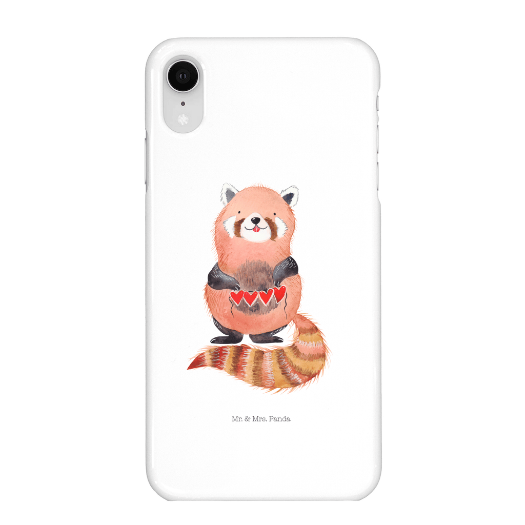 Handyhülle Roter Panda Iphone XS Handyhülle, Handyhülle, Iphone XS, Smartphone, Hülle, Tiermotive, Gute Laune, lustige Sprüche, Tiere, Panda, Liebe, Rot, Herz, Liebling, Lieblingsmensch